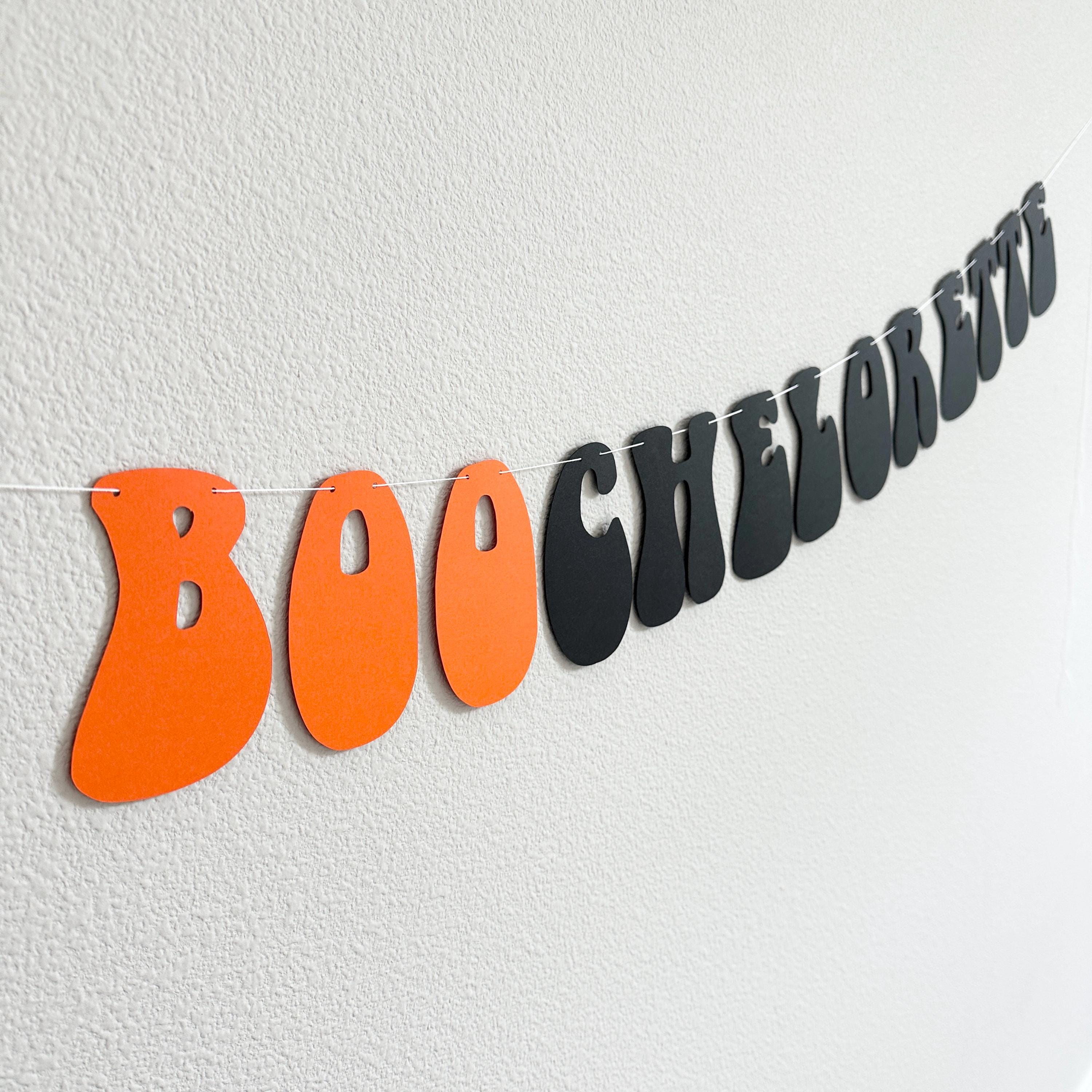 Boochelorette Party, Halloween Bachelorette Decorations, Boochelorette Decorations, Halloween Bachelorette Banner, October Bachelorette
