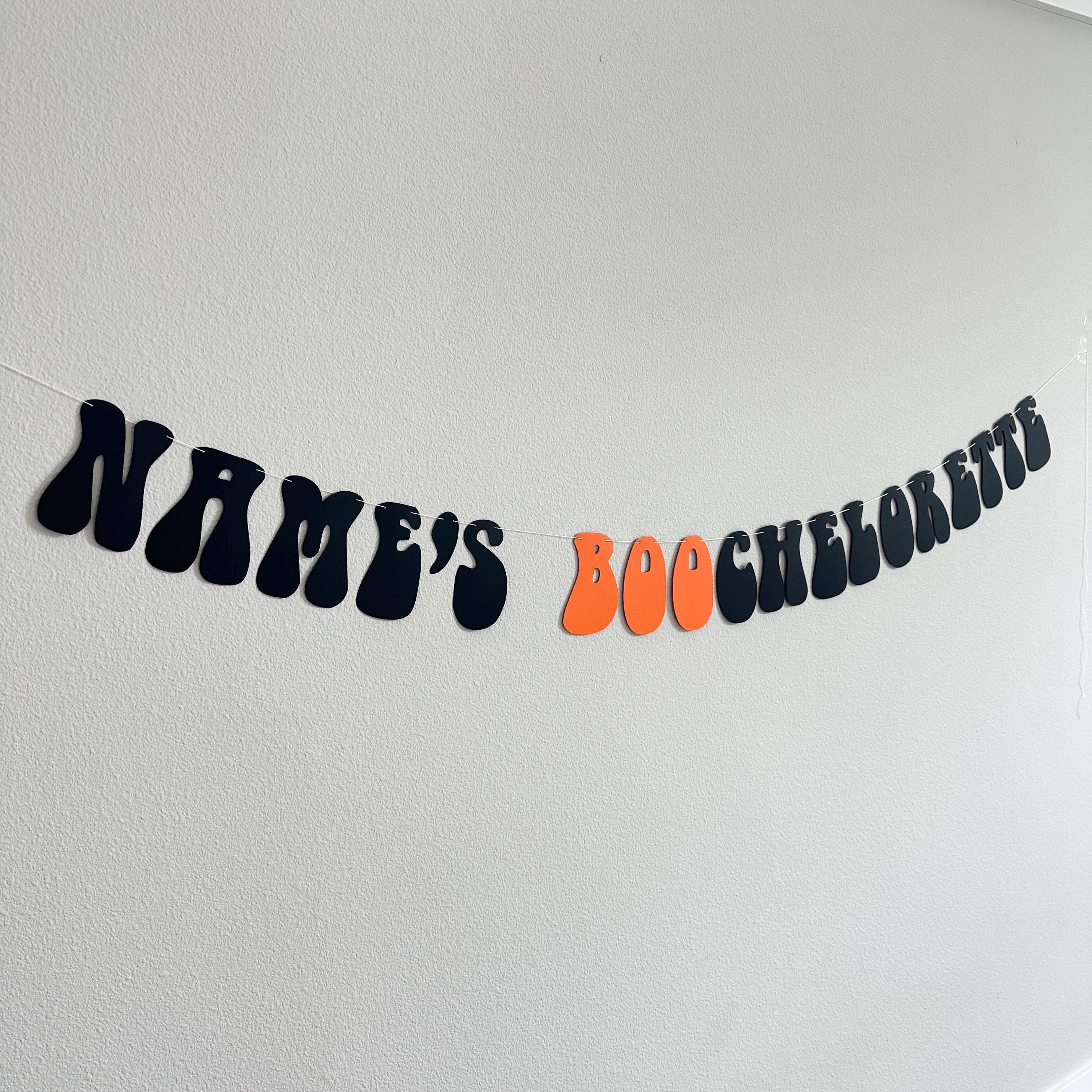 Boochelorette Party, Halloween Bachelorette Decorations, Boochelorette Decorations, Halloween Bachelorette Banner, October Bachelorette