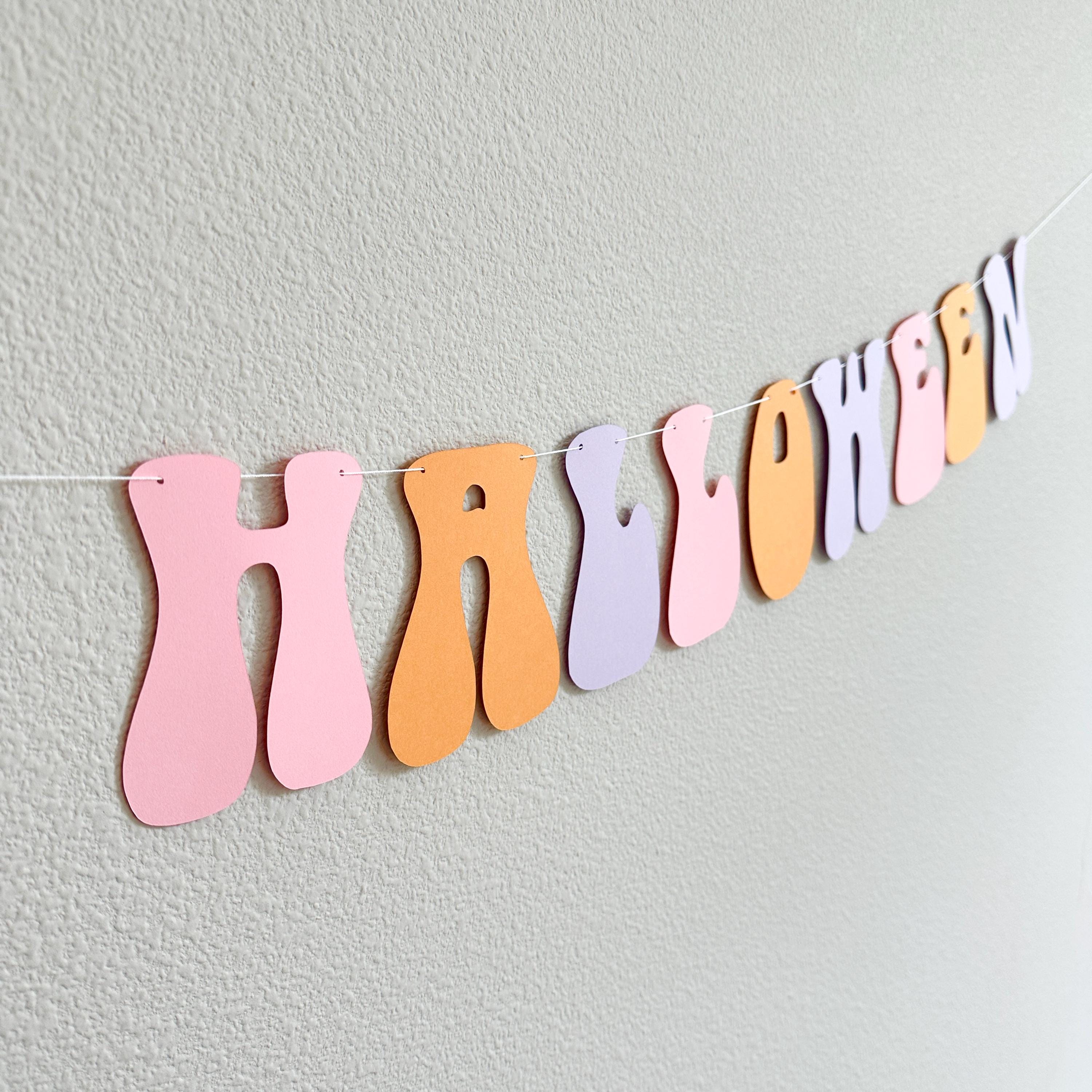 Hippie Halloween, Hippie Halloween Banner, Hippie Halloween Decorations, Halloween 2024 Trends, Pink Orange Lavender Halloween