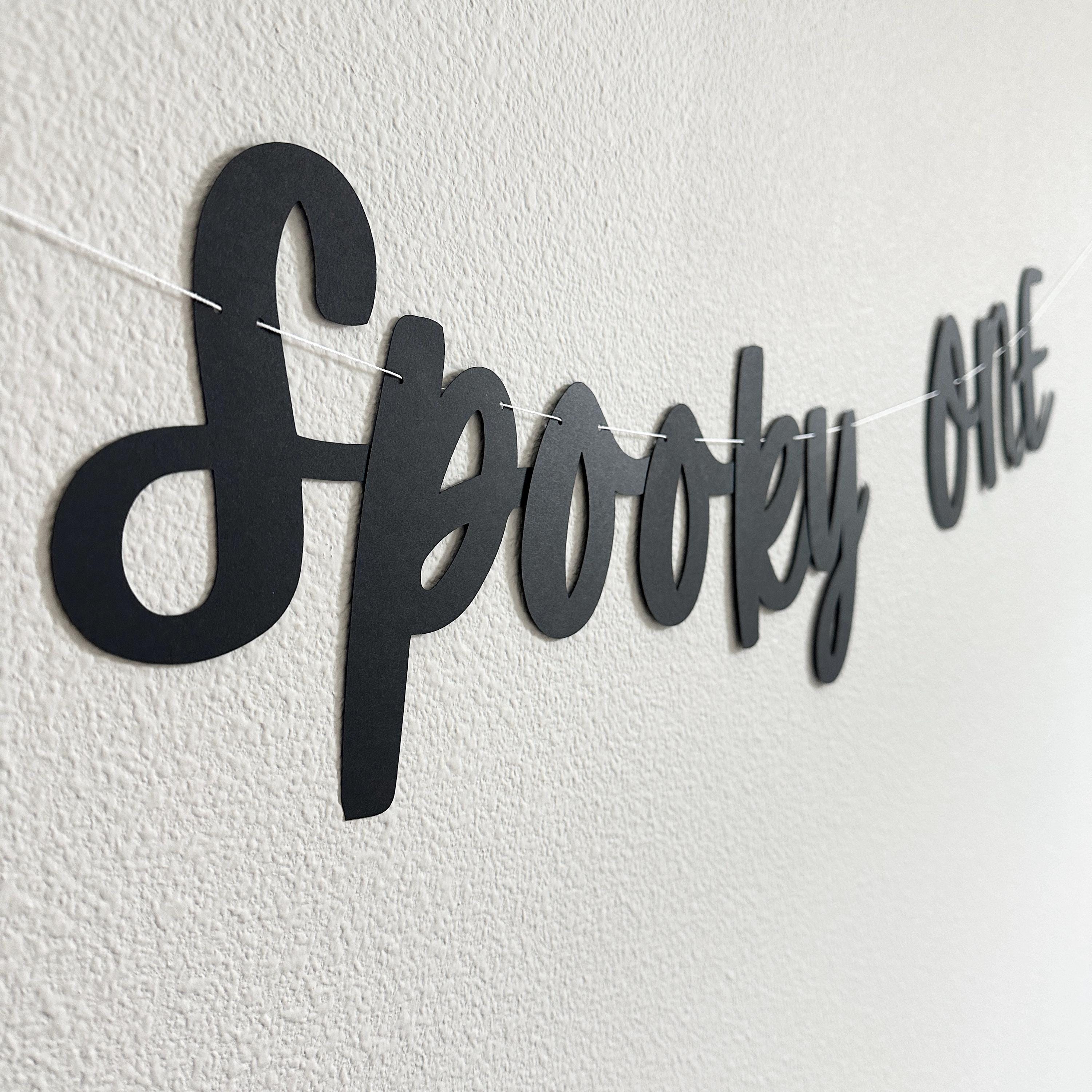 Spooky ONE, Spooky One Banner, Spooky ONE Banner, Spooky One Decorations, Halloween Themed 1st birthday Party, October 1st Birthday ideas