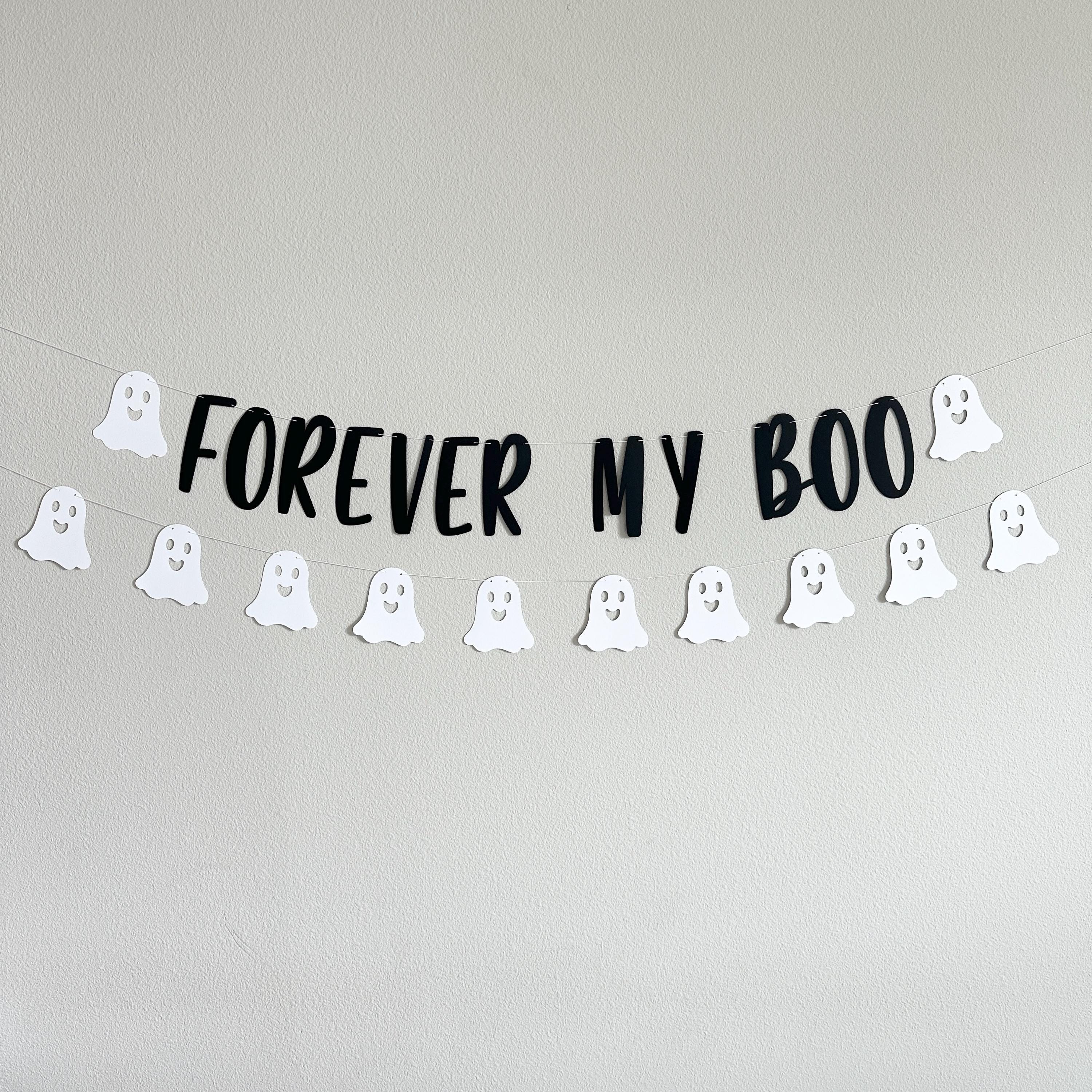 Forever My Boo, Forever My Boo Banner, Forever Boo Decorations, Ghost Themed Bridal Shower, Ghost Bachelorette Party Ideas
