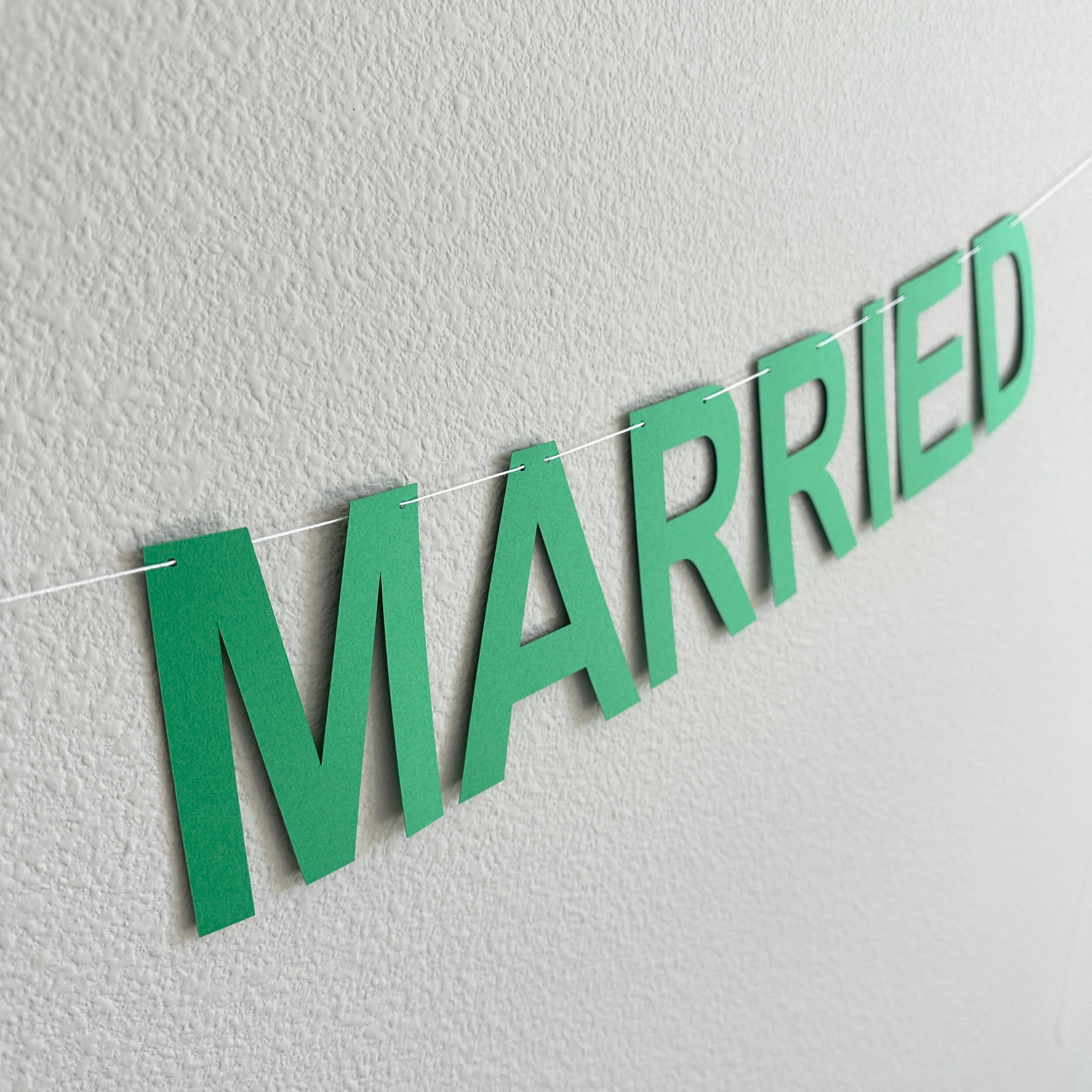 Kinda Just Married, Kinda Just Married Banner, Kinda Just Married Decorations, Wedding Banner, Wedding Decoration Ideas