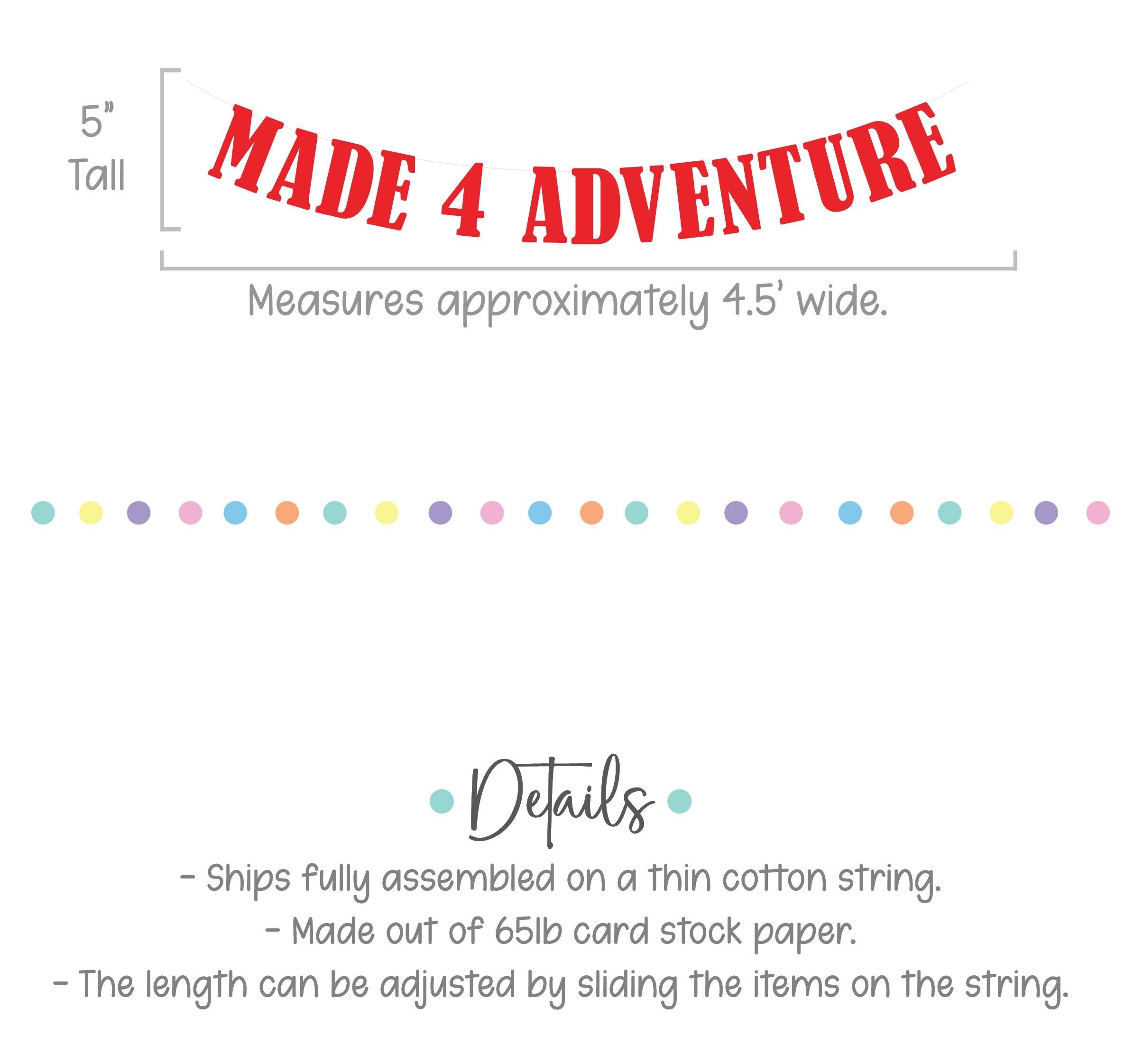 Made 4 Adventure, 4th Birthday Party Decorations, 4th Birthday Celebrations, 4th Birthday Adventure Theme, 4th Birthday Theme Ideas