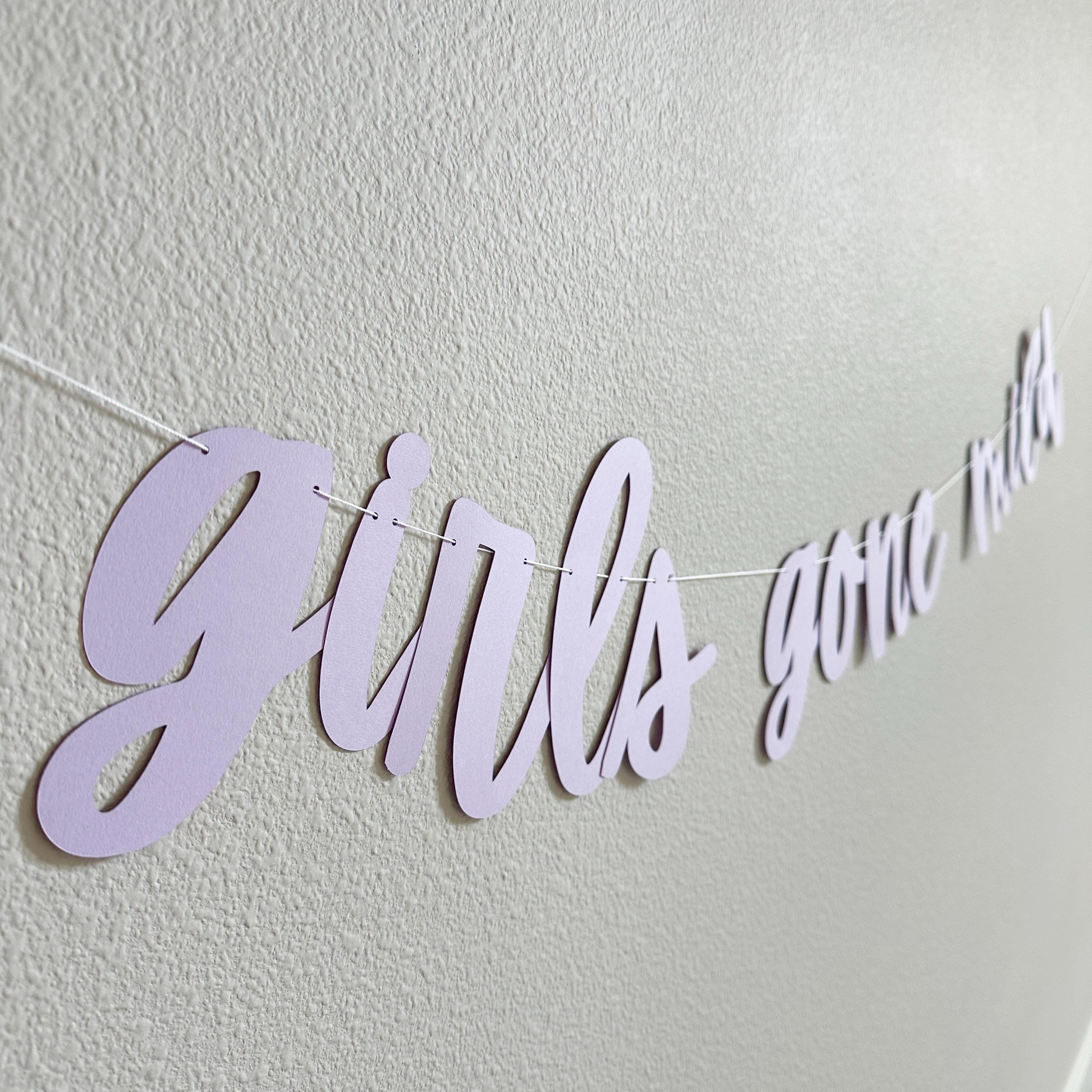 Girls Gone Mild, Girls Gone Mild Decorations, Girls Gone Mild Banner, Bachelorette Ideas, Girls Weekend Decorations, Girls Night