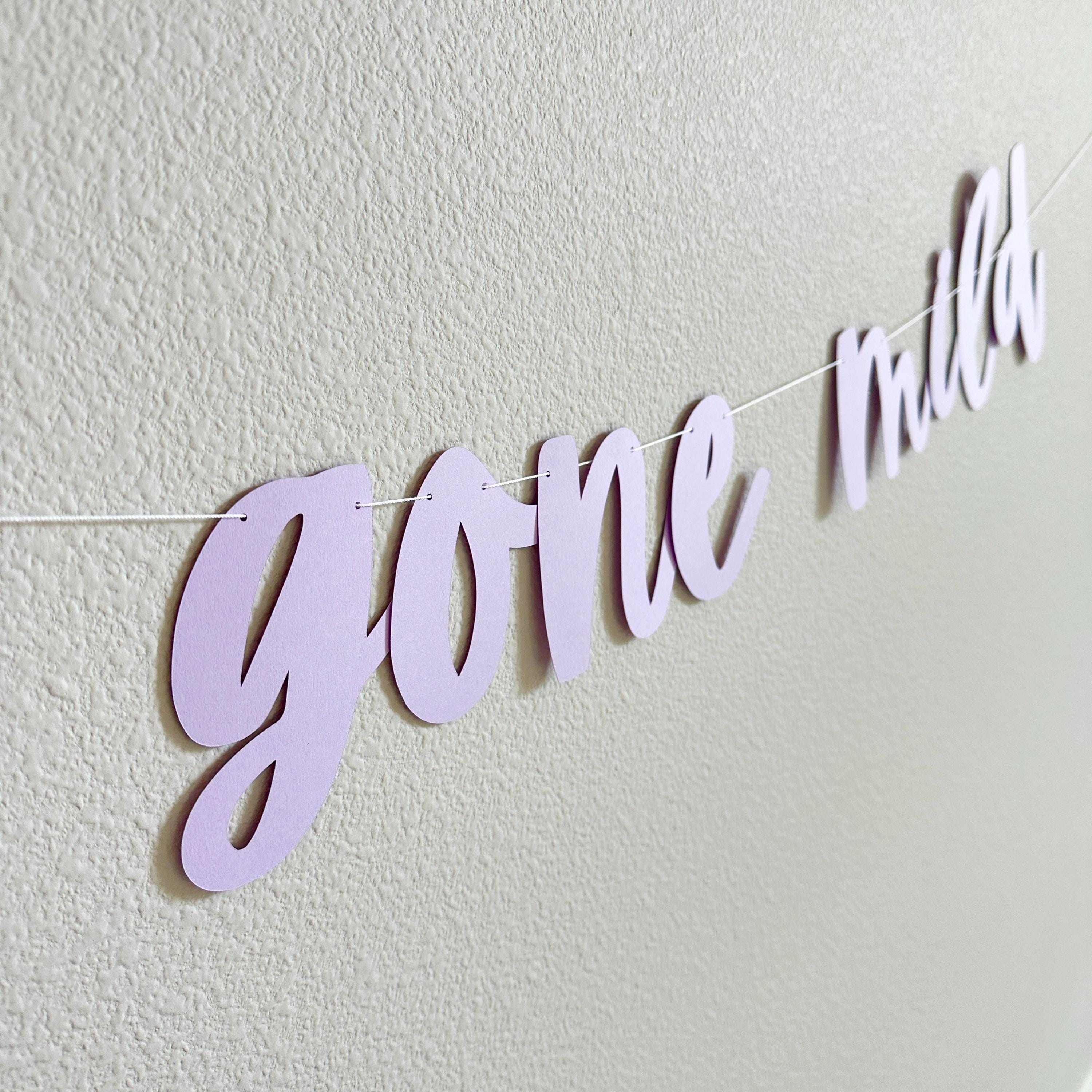 Girls Gone Mild, Girls Gone Mild Decorations, Girls Gone Mild Banner, Bachelorette Ideas, Girls Weekend Decorations, Girls Night
