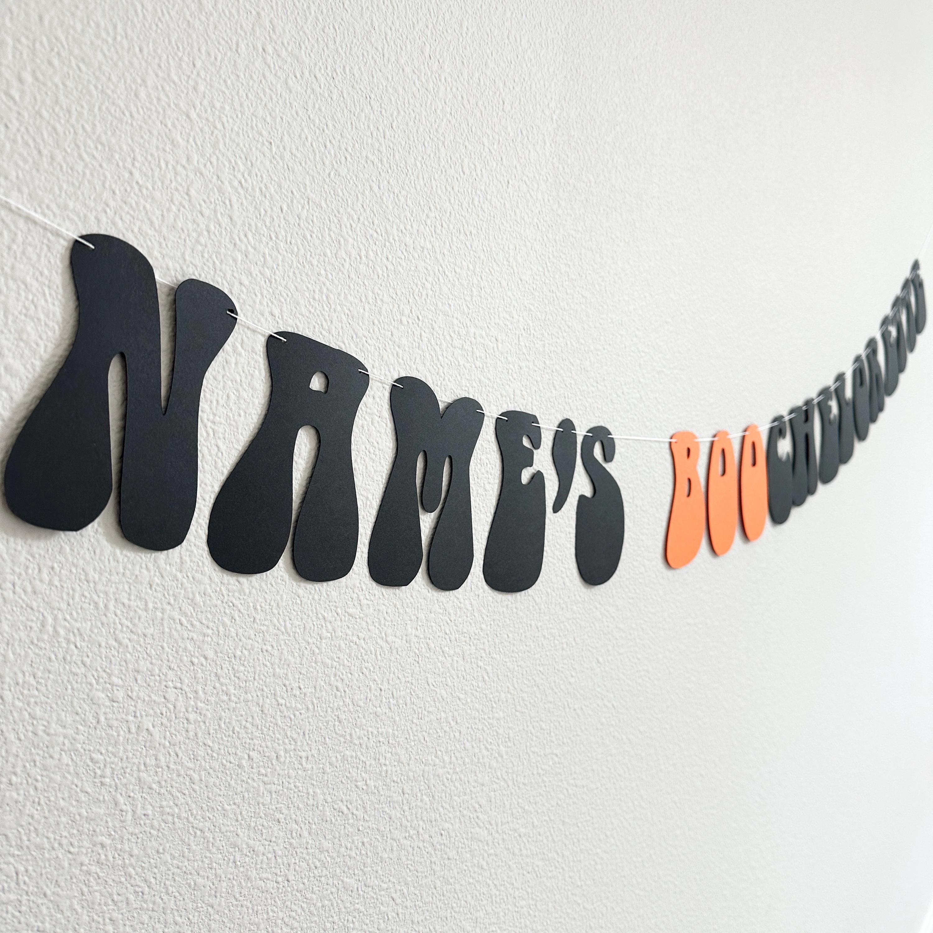 Boochelorette Party, Halloween Bachelorette Decorations, Boochelorette Decorations, Halloween Bachelorette Banner, October Bachelorette