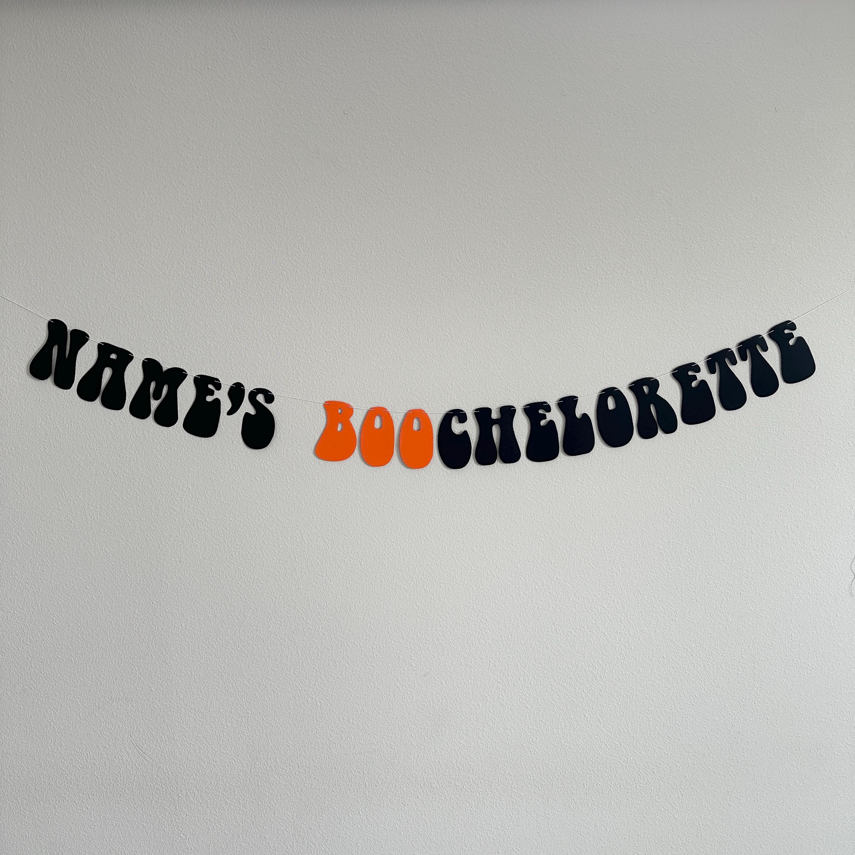 Boochelorette Party, Halloween Bachelorette Decorations, Boochelorette Decorations, Halloween Bachelorette Banner, October Bachelorette