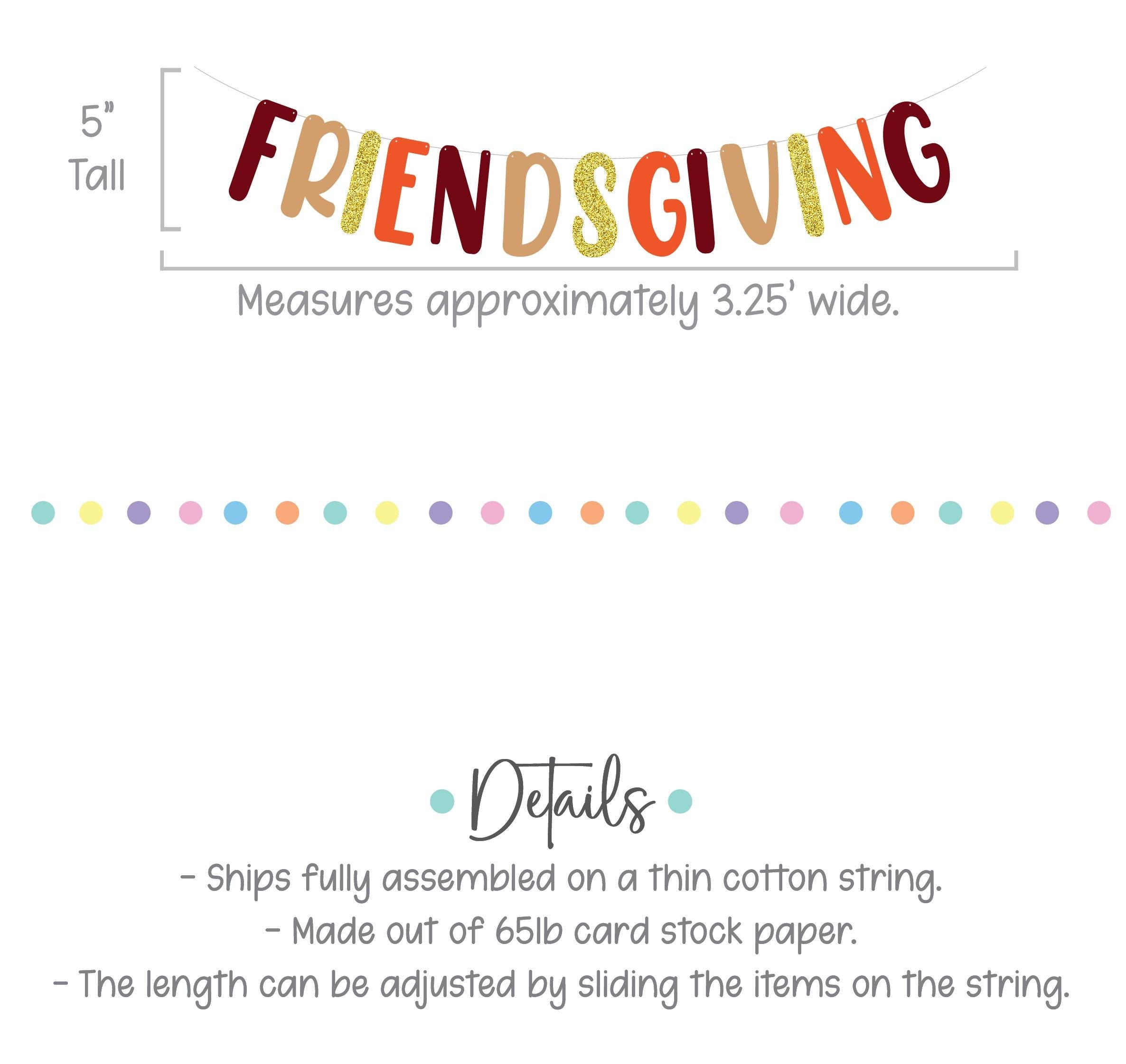 Friendsgiving, Friendsgiving Banner, Friendsgiving Decorations, Friendsgiving Backdrop, Friendsgiving Ideas, Friendsgiving Party