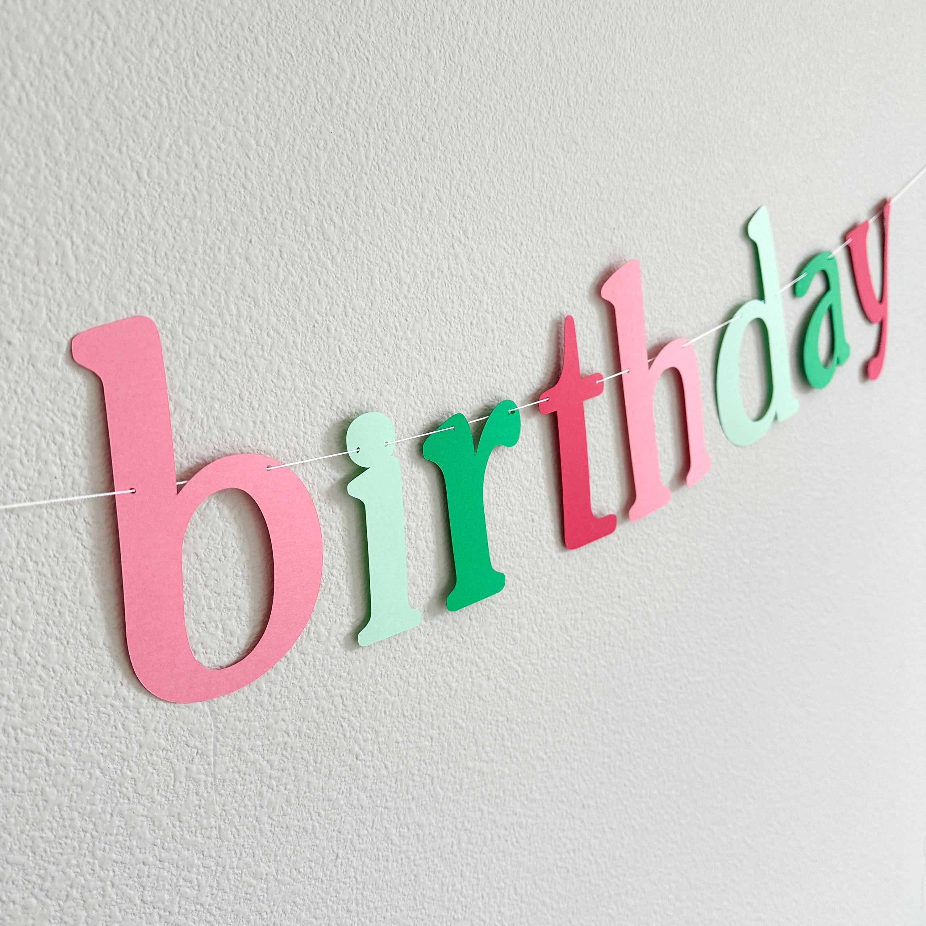 Merry Birthday, Christmas Themed Birthday Banner, Merry Birthday Decorations, December Birthday Party Ideas, Merry Birthday Decorations