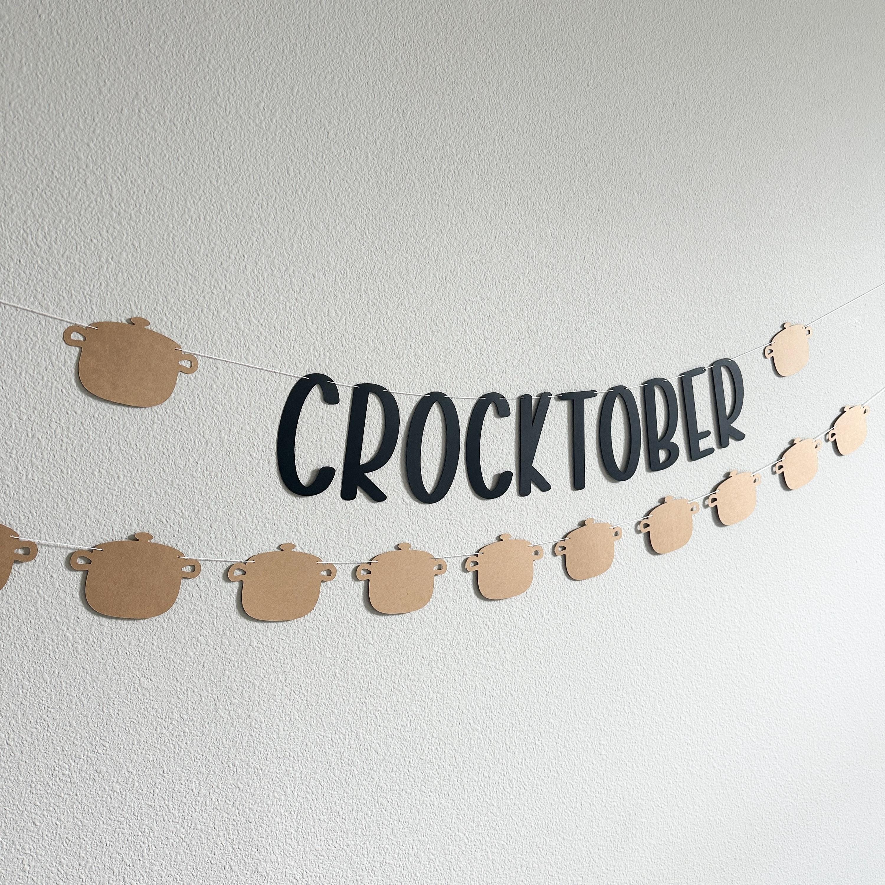 Crocktober, It&#39;s Crocktober, Crocktober Banner, Crocktober Decorations, Crocktober Party, Crocktober Night, Crocktober Celebration