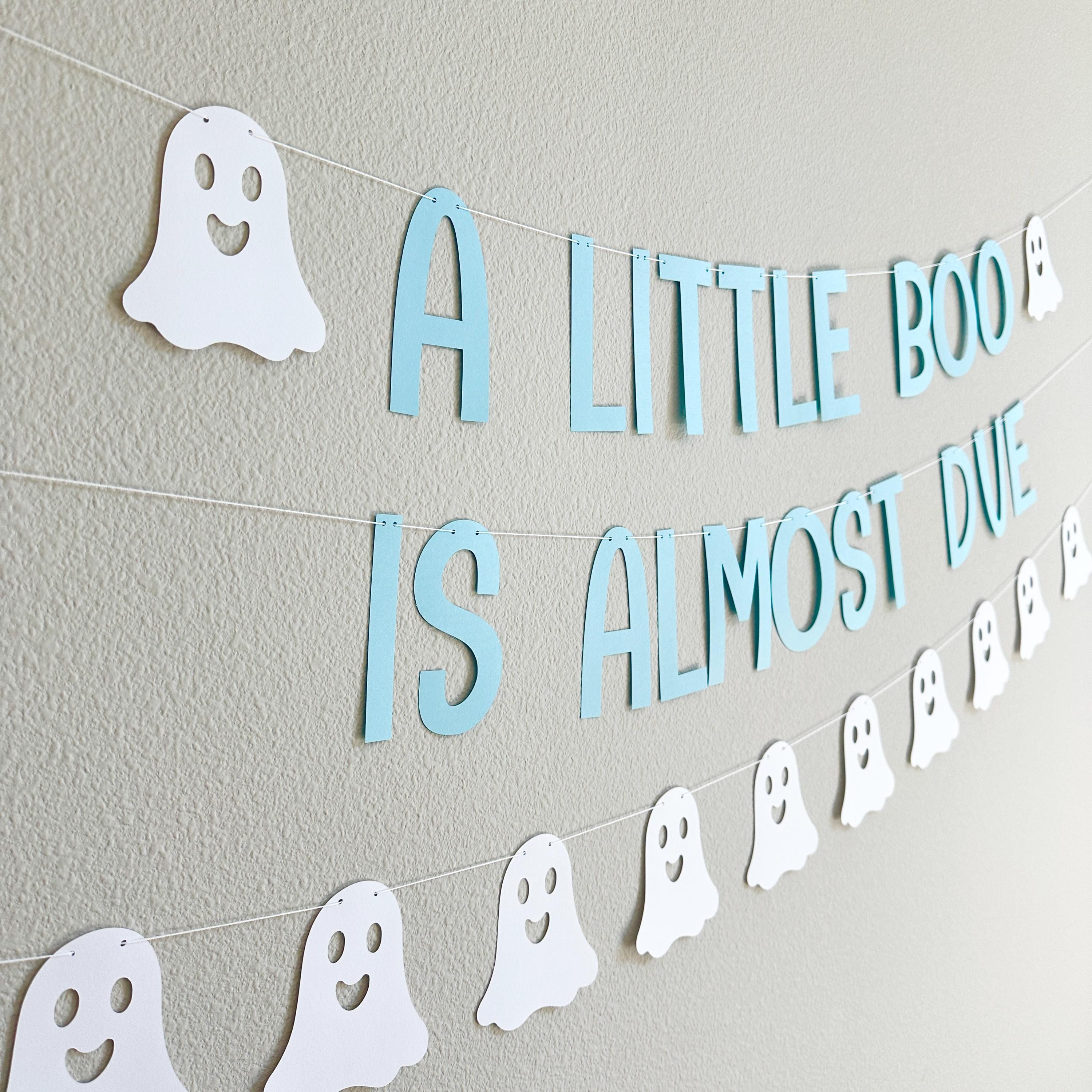 A Little Boo Is Almost Due, Little Boo Is Almost Due Banner, A Little Boo Is Due Decorations, October Baby Shower, Halloween Baby Shower