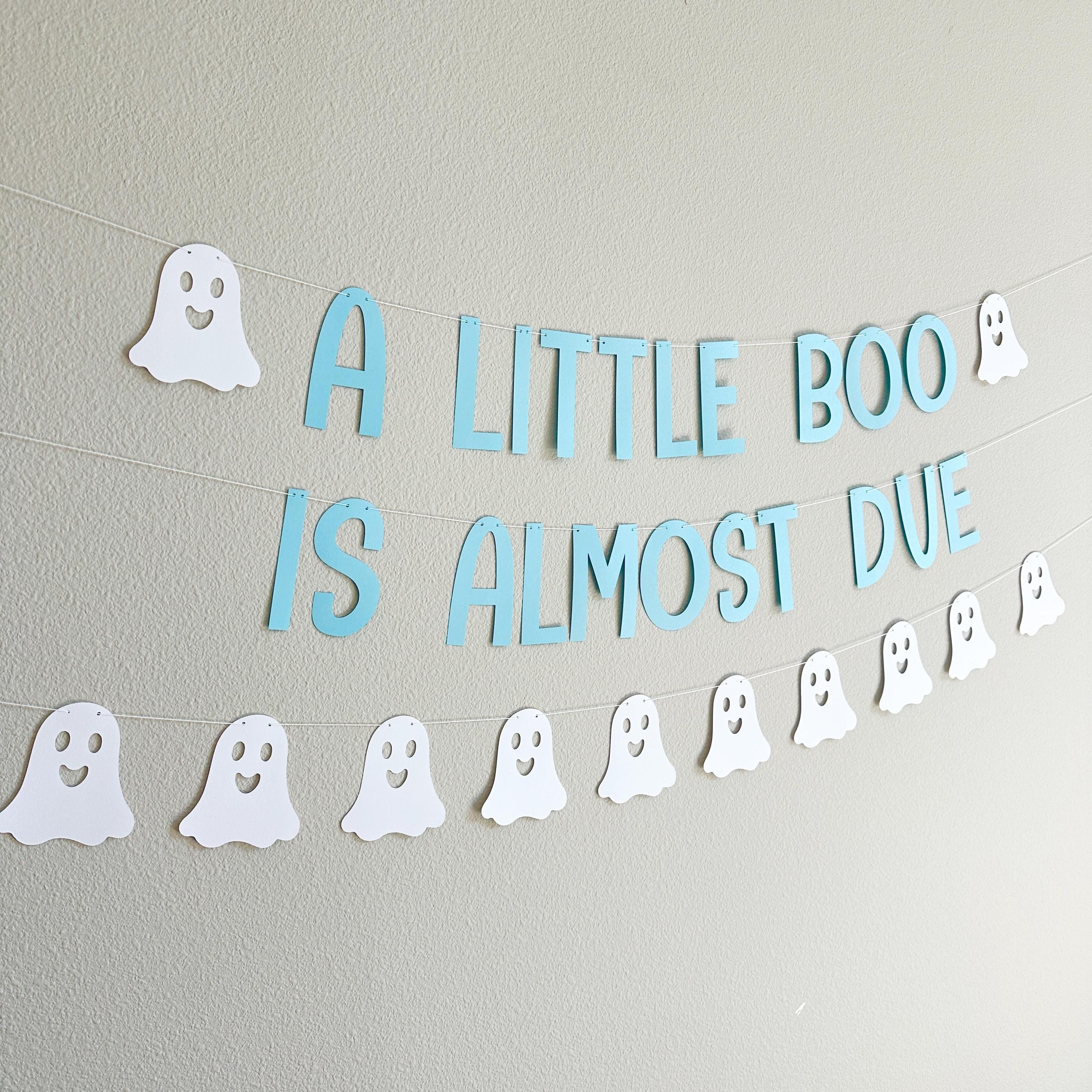 A Little Boo Is Almost Due, Little Boo Is Almost Due Banner, A Little Boo Is Due Decorations, October Baby Shower, Halloween Baby Shower