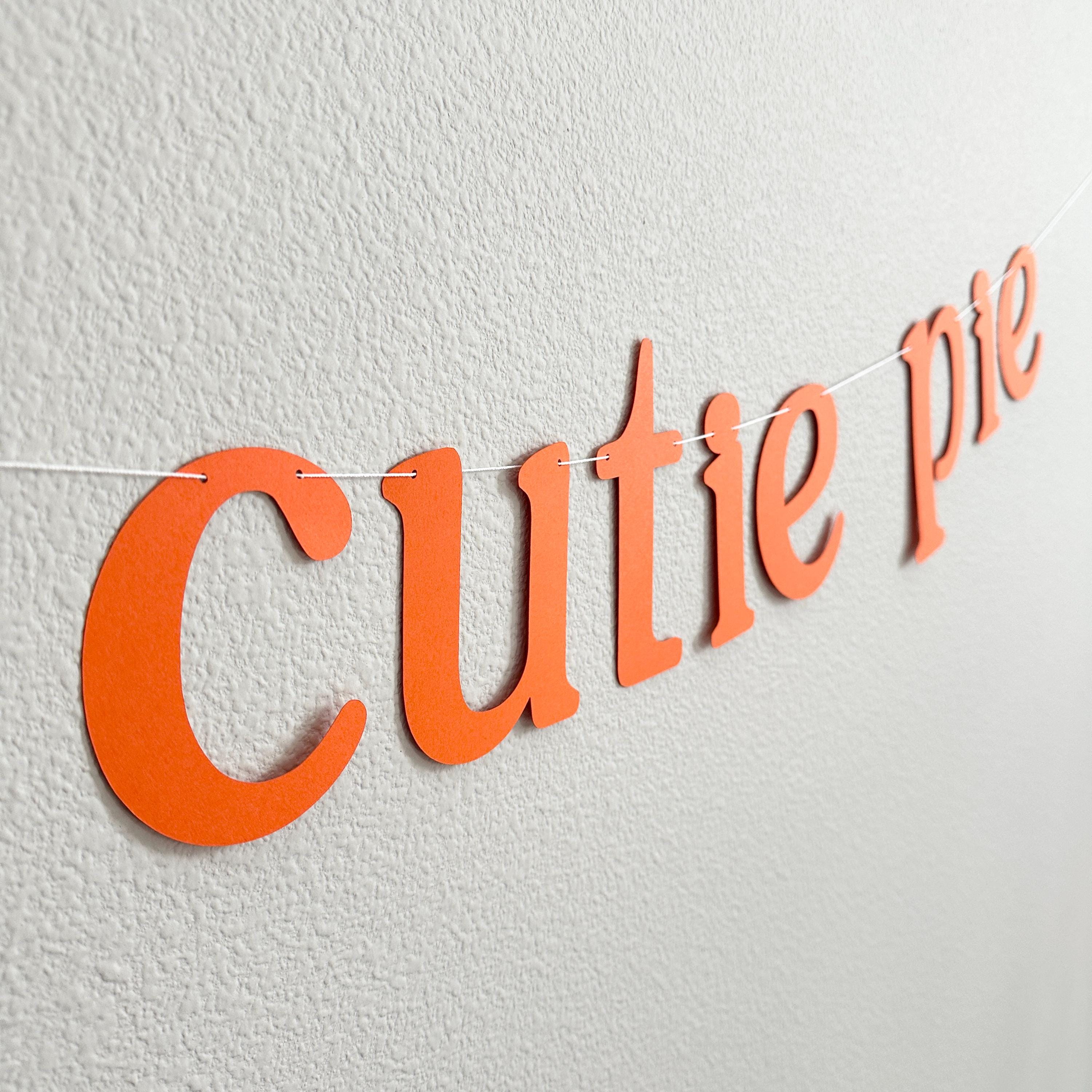 One Cutie Pie, One Cutie Pie Banner, Fall Themed Birthday Banner, Fall Baby Shower, November Birthday Theme Ideas, One Cutie Pie Theme