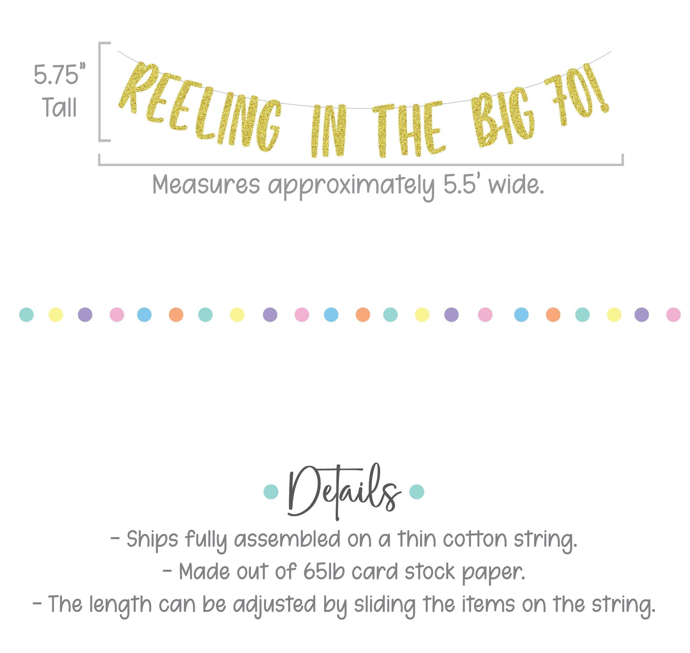 Reeling In The Big 70, 70th Birthday Banner, 70th Birthday Party Decorations, Seventy, Seventieth Birthday Ideas, Fishing Birthday