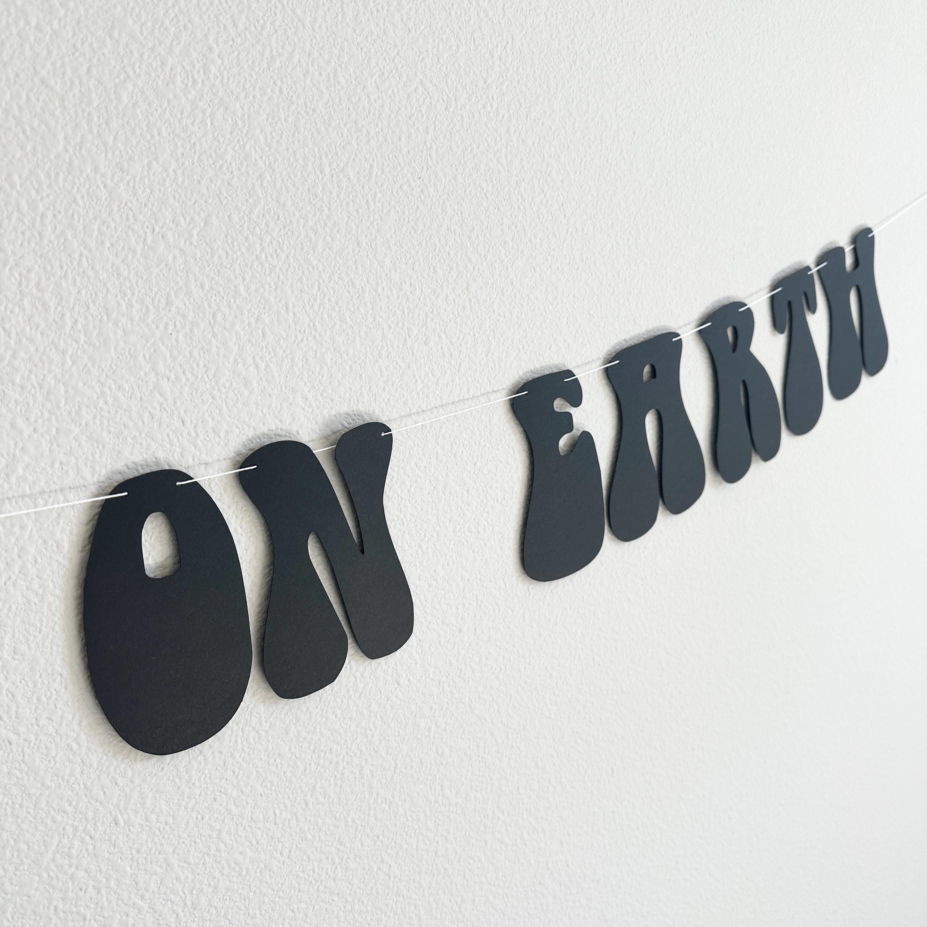 Match Made On Earth, Match Made On Earth Banner Decorations, Wedding Decorations, Bridal Shower, Engagement Party Decorations