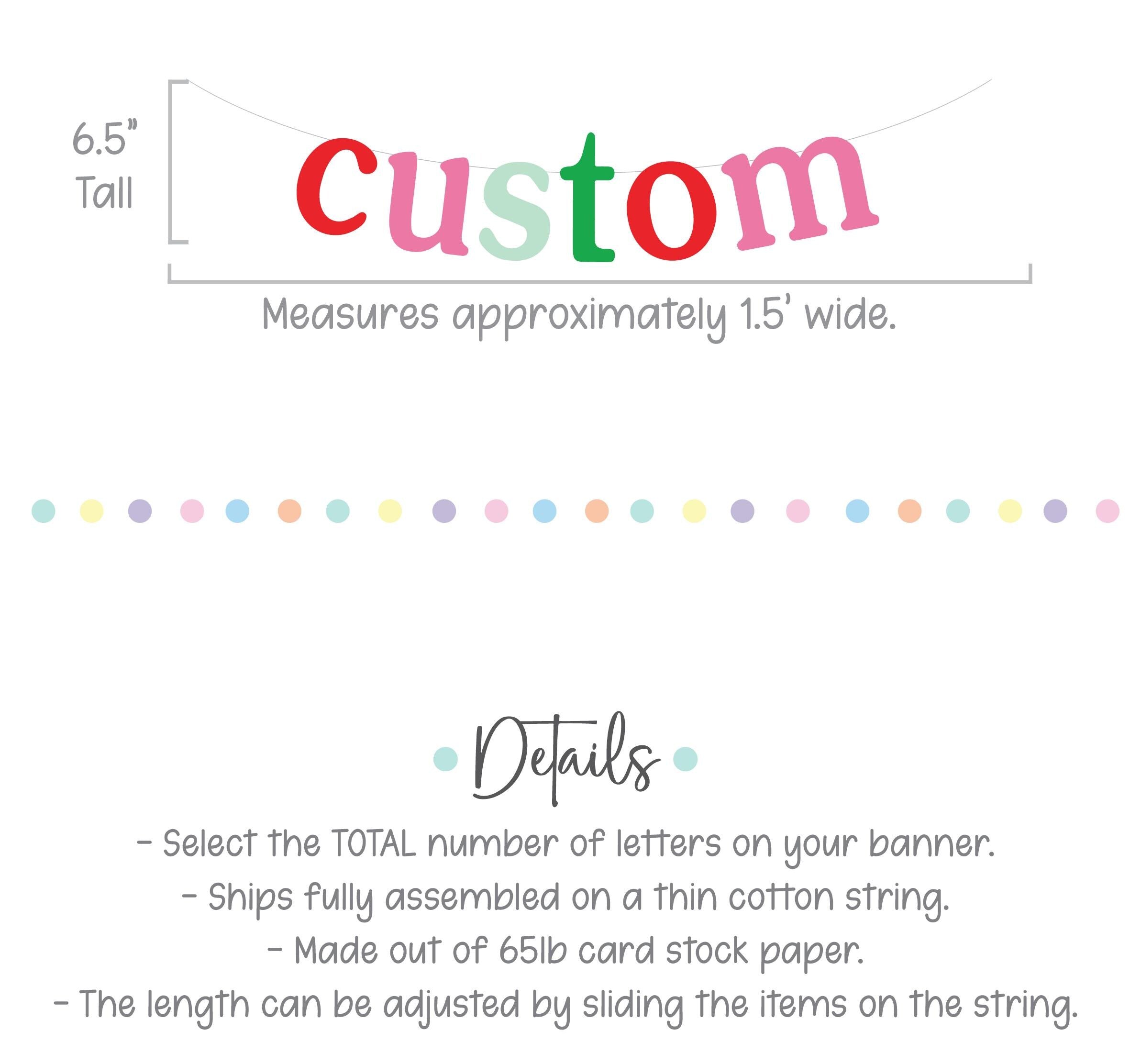 Custom Banner, Custom Christmas Themed Banner, Our Favorite Things Decorations, Home For The Holidays Banner, Custom Holiday Banner