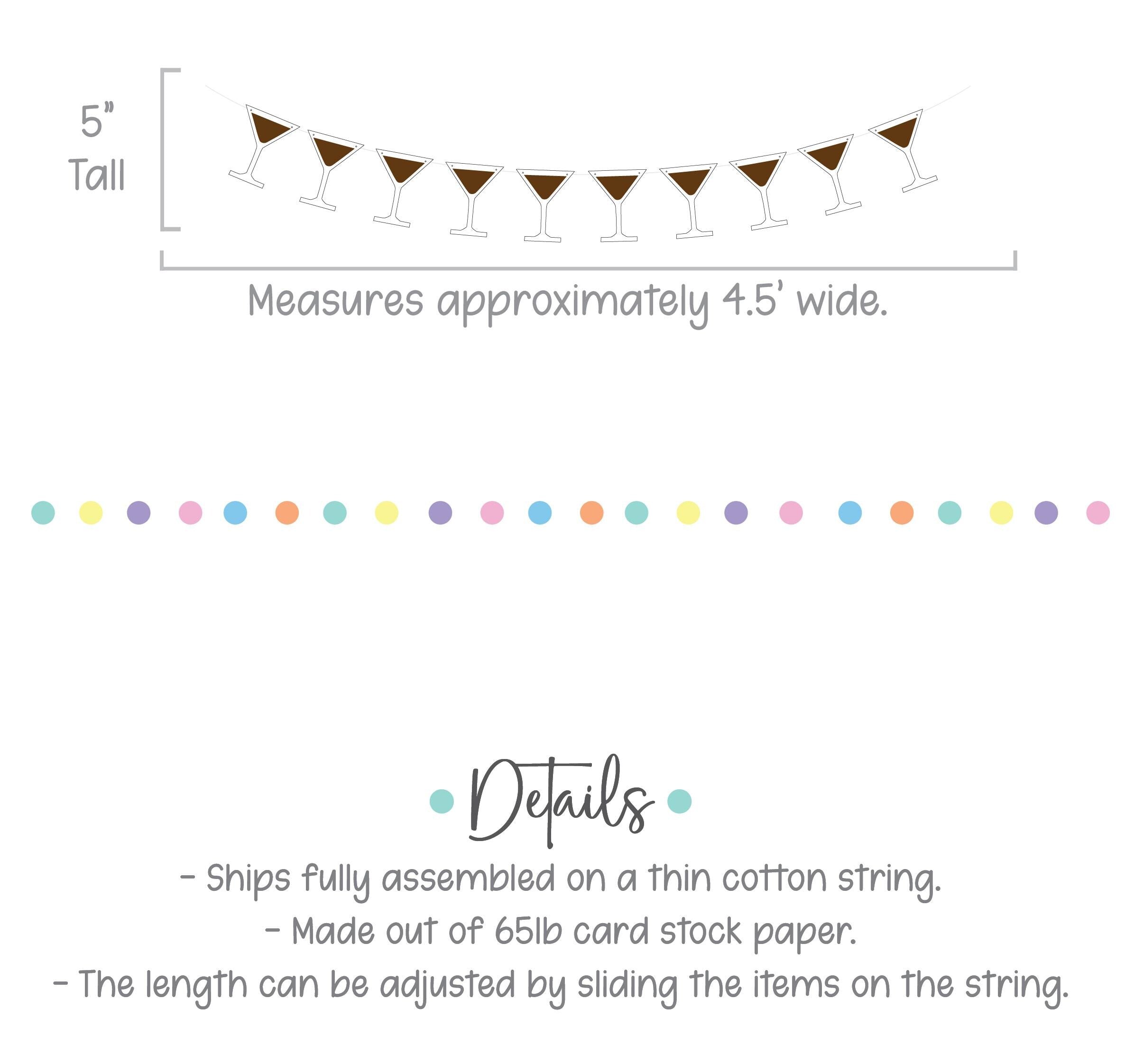 Custom Espresso Banner, Espresso Martini, Espresso Martini Decorations, Espresso Birthday, Espresso Bachelorette Party, Martini Theme