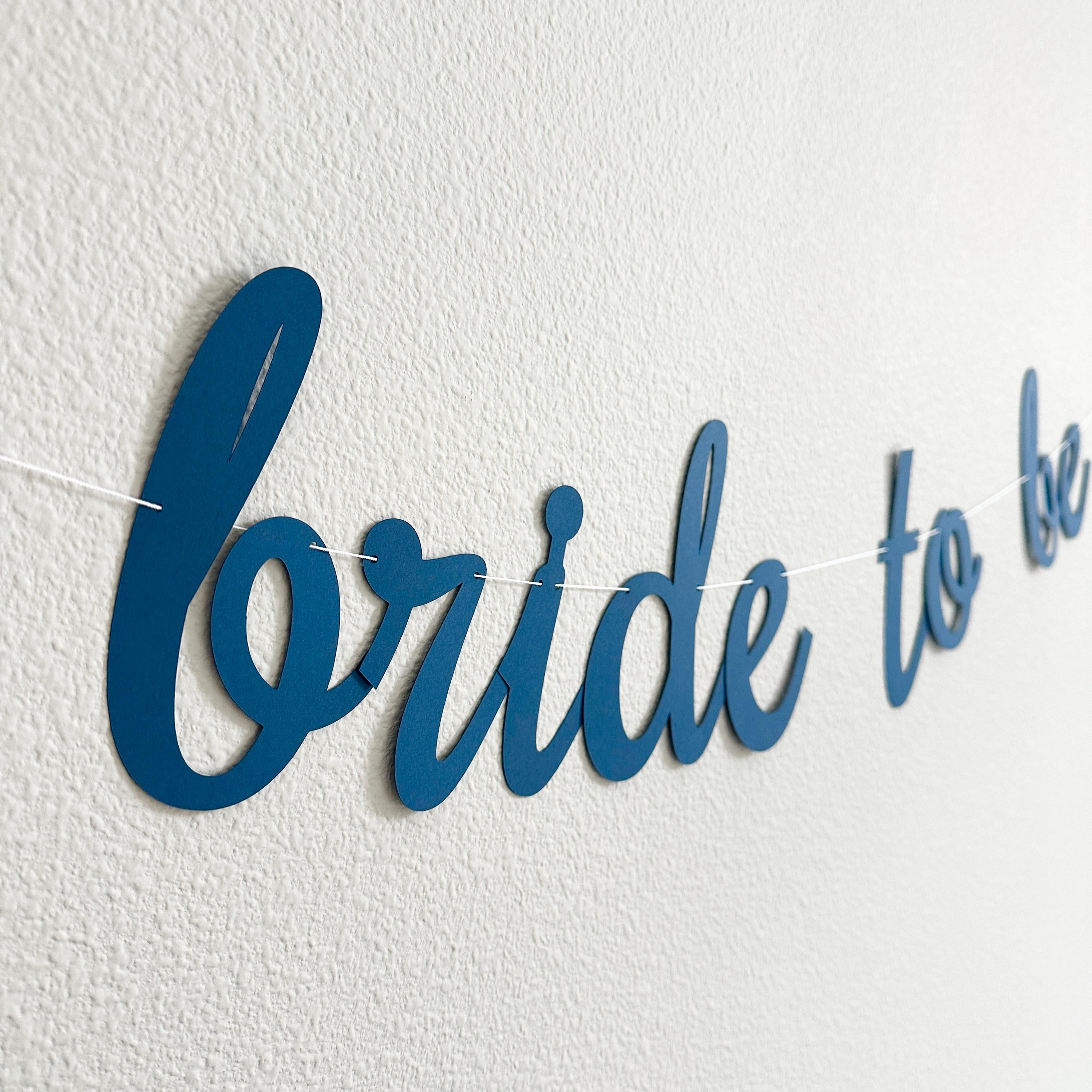 Bride To Be, Bride To Be Banner, Bridal Shower Decorations, Bridal Shower Banner, Engagement Party, Classy Cursive Bachelorette Party Banner