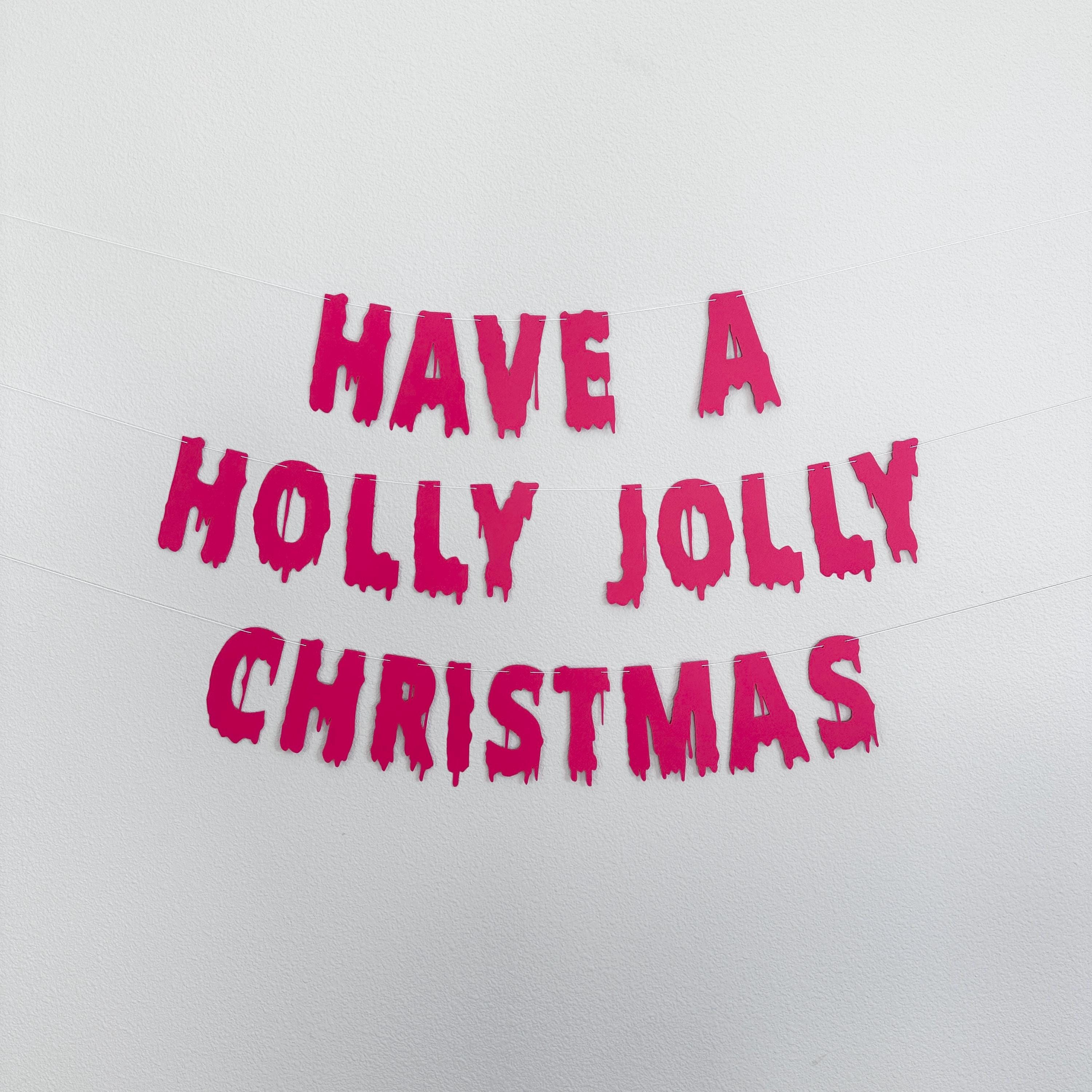 Have A Holly Jolly Christmas, Halloween Themed Christmas Decorations, Halloween Christmas Party, Unique Christmas Ideas