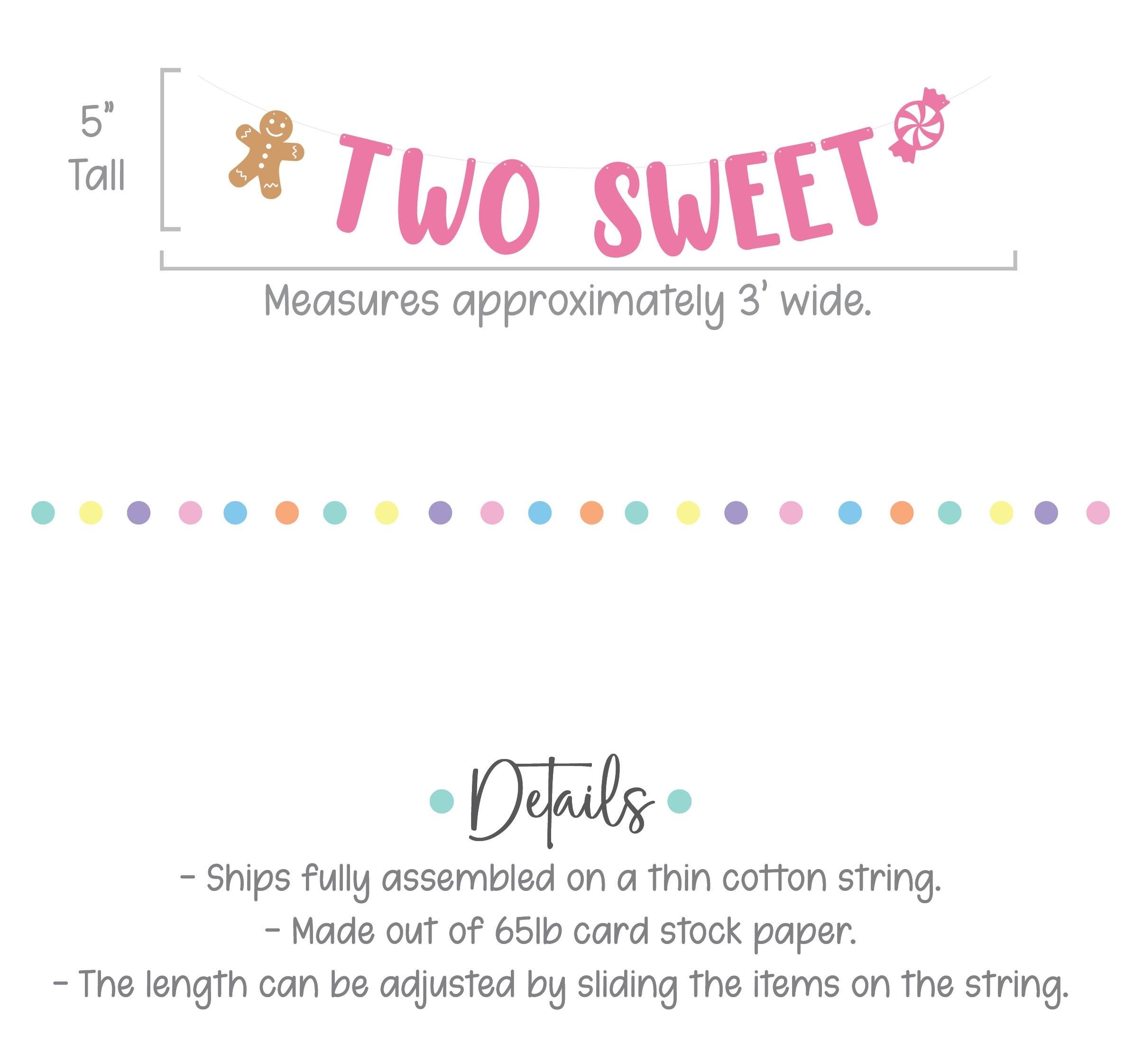 Two Sweet, Two Sweet Banner, Two Sweet Decorations, Christmas 2nd Birthday, Christmas 2nd Birthday Decorations, December 2nd Bithday