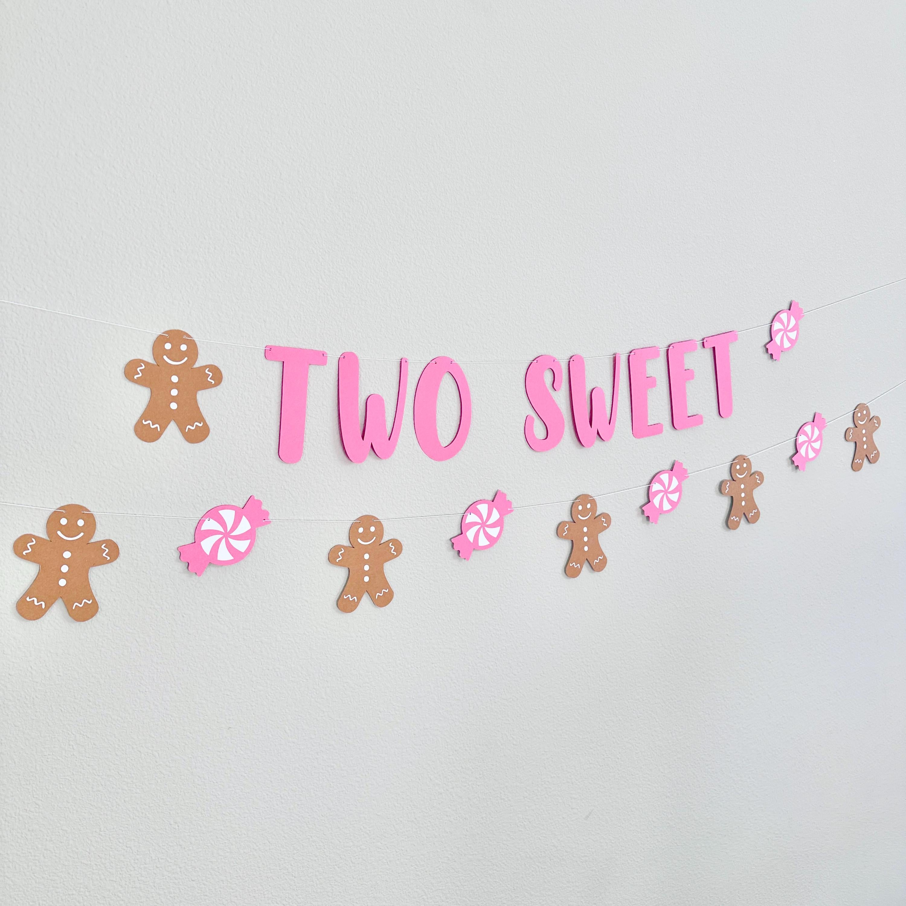 Two Sweet, Two Sweet Banner, Two Sweet Decorations, Christmas 2nd Birthday, Christmas 2nd Birthday Decorations, December 2nd Bithday