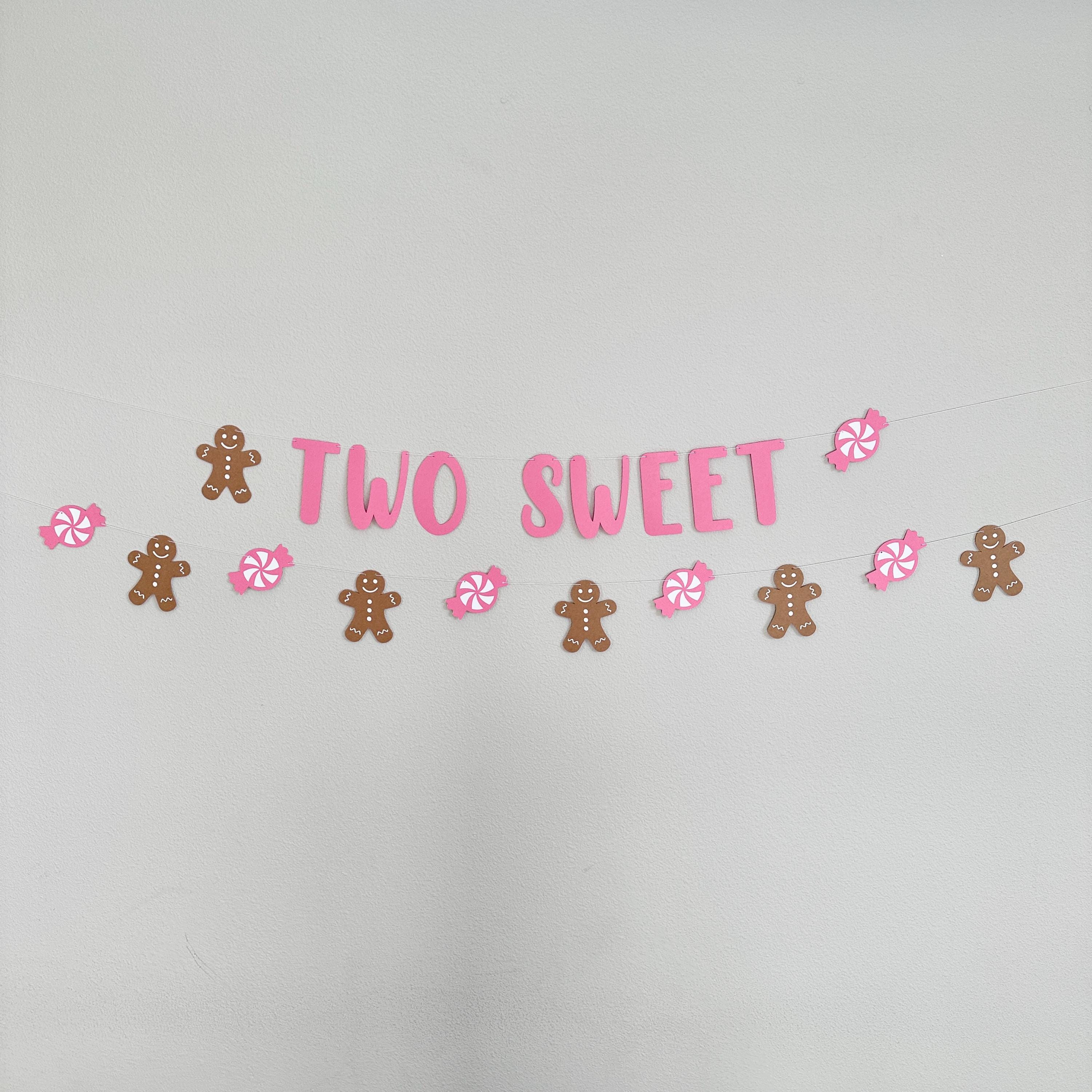 Two Sweet, Two Sweet Banner, Two Sweet Decorations, Christmas 2nd Birthday, Christmas 2nd Birthday Decorations, December 2nd Bithday