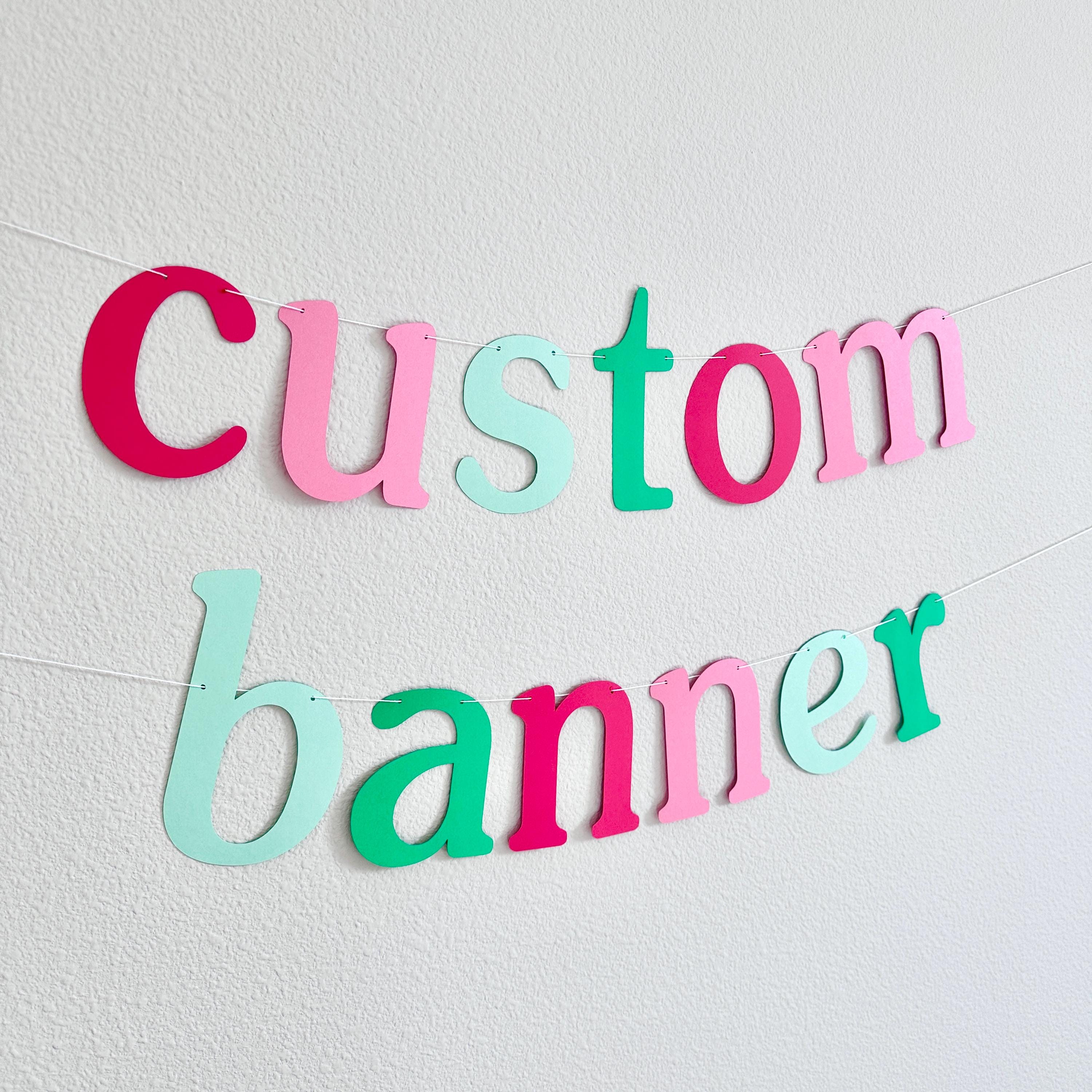 Custom Banner, Custom Christmas Themed Banner, Our Favorite Things Decorations, Home For The Holidays Banner, Custom Holiday Banner