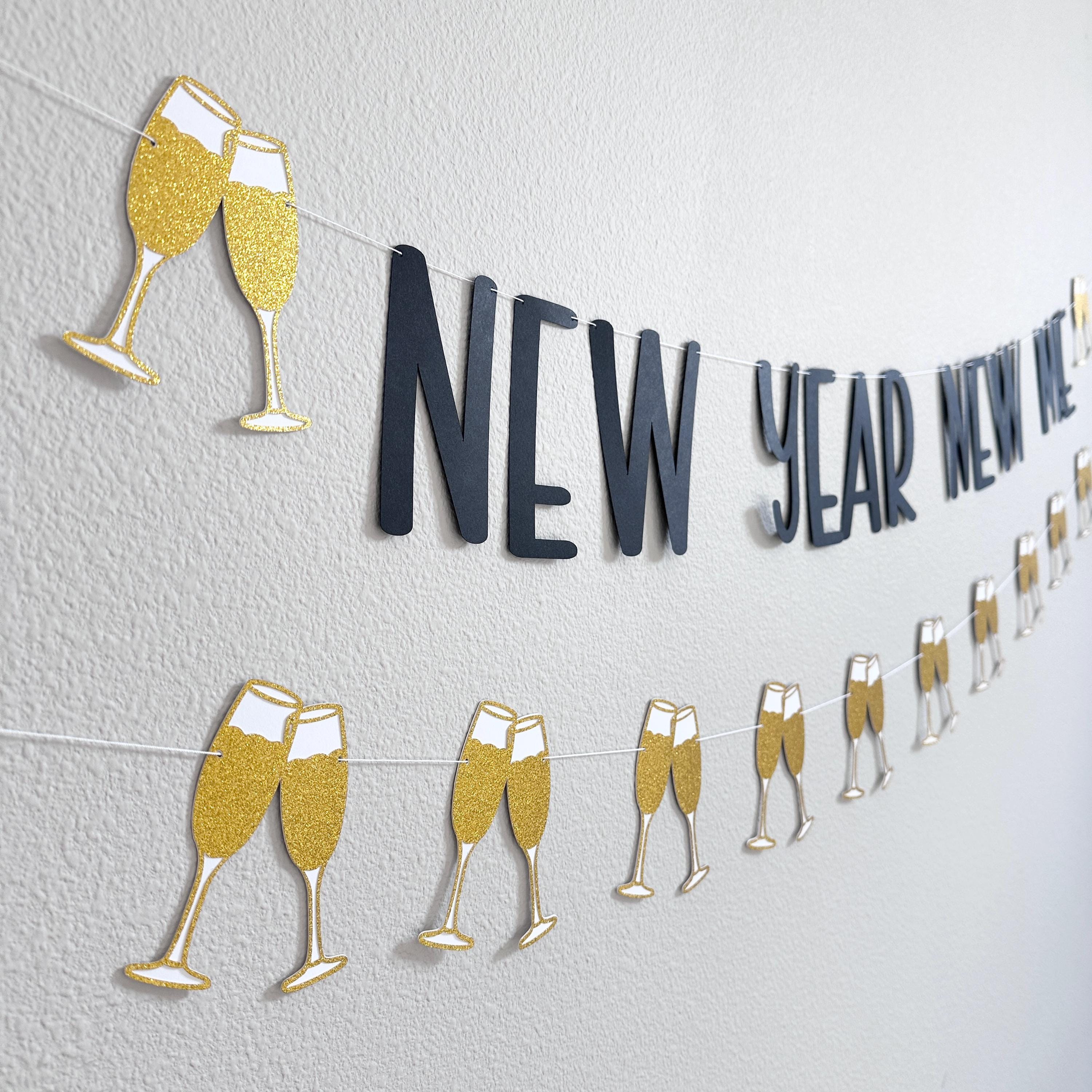 New Year New Me, New Year New Me Banner, New Year New Me Decorations, New Years Eve Decorations, New Years 2023