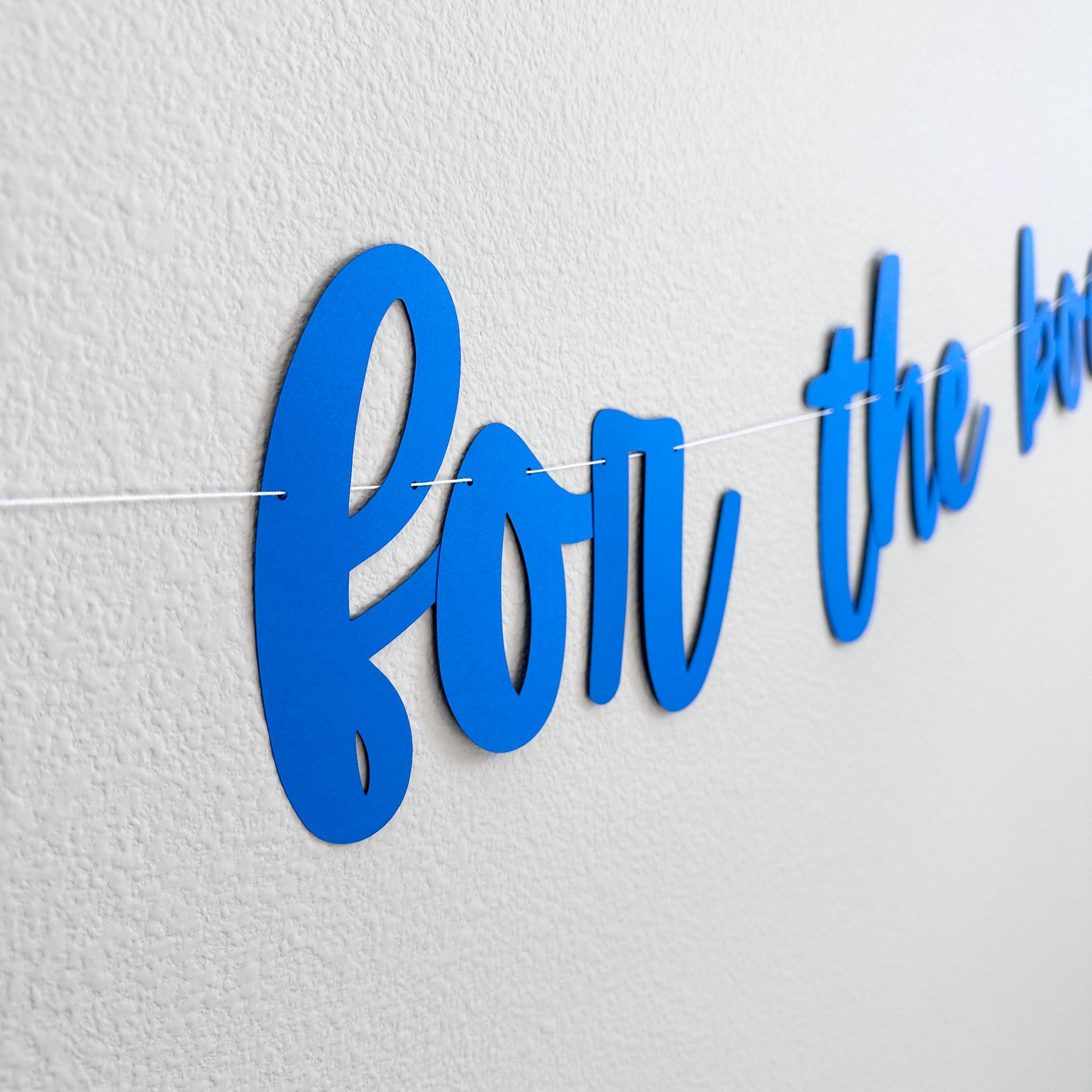 ONE For The Books, 1st Birthday Theme Ideas, One For The Books Decorations, First Birthday Party Banner, Royal Blue One For The Books