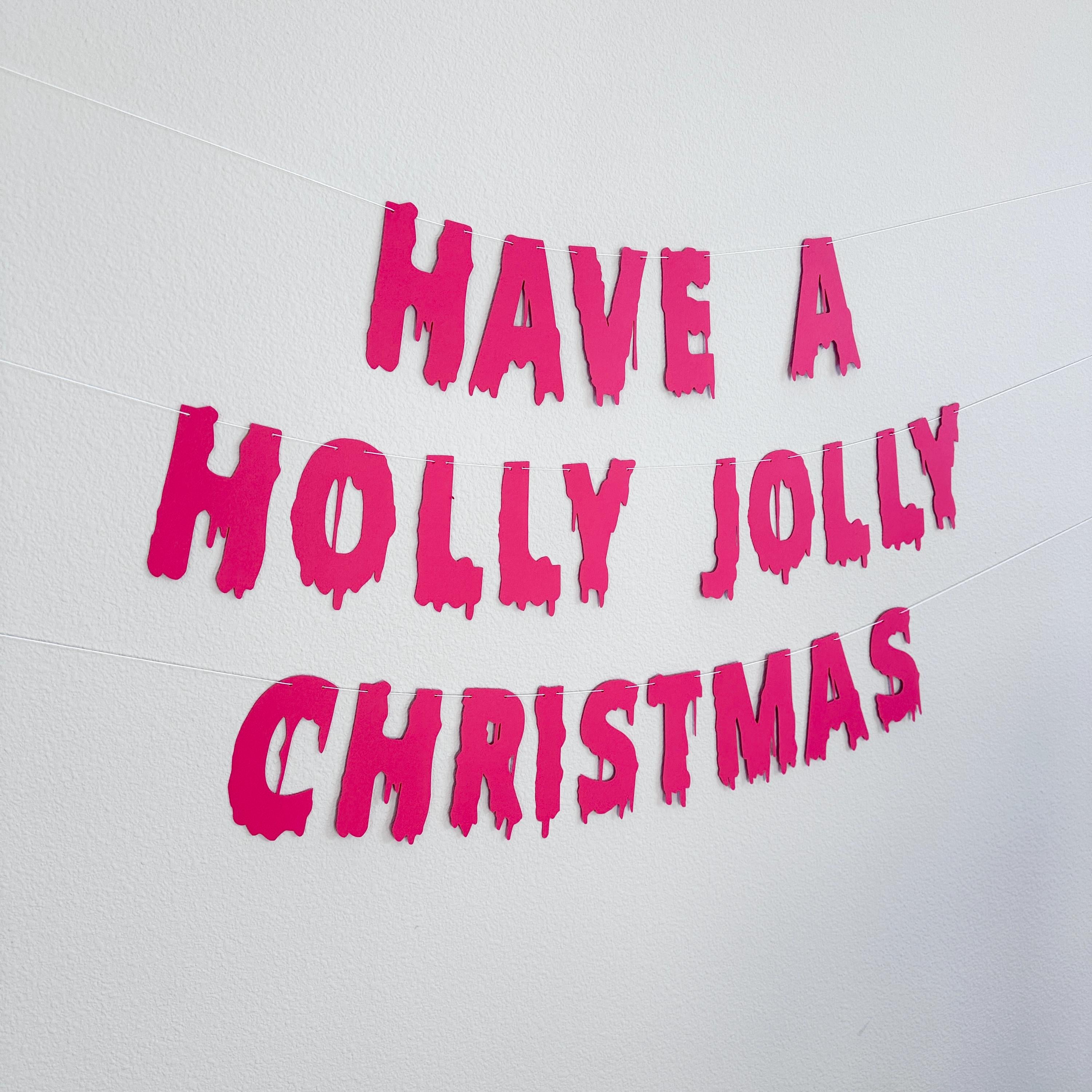 Have A Holly Jolly Christmas, Halloween Themed Christmas Decorations, Halloween Christmas Party, Unique Christmas Ideas