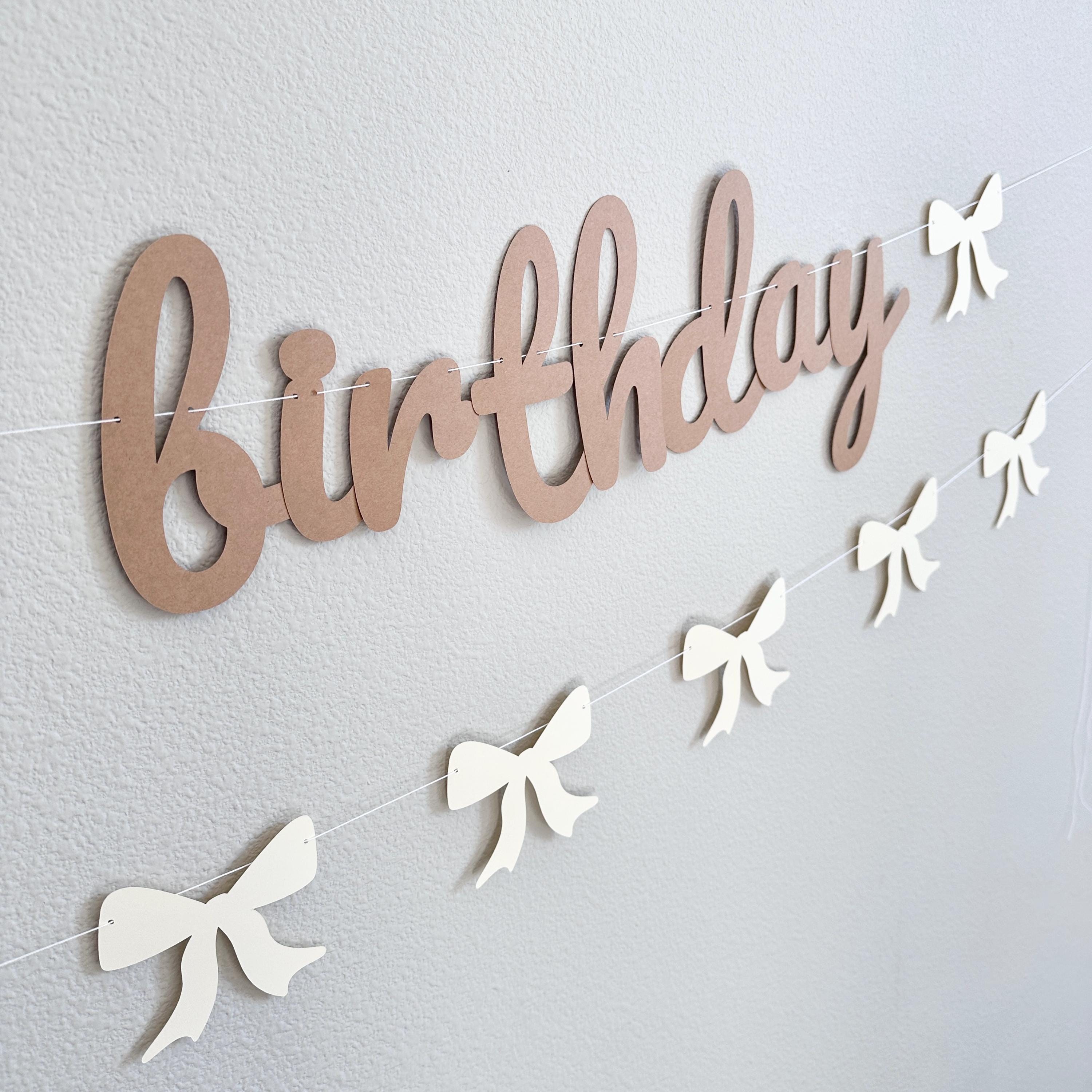 Happy 30th Birthday Banner, 30th Birthday Party Decorations, Coquette Birthday Banner, Coquette Decorations, Coquette Theme