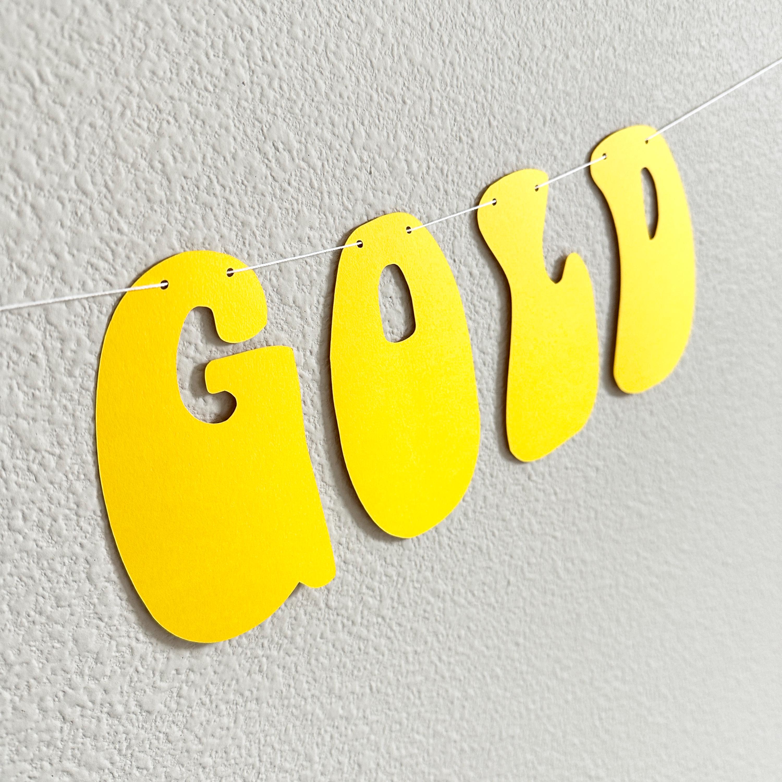 Stay Gold, Stay Gold Banner, Stay Gold Decorations, Golden Birthday Party Theme Decorations, Golden Birthday Banner