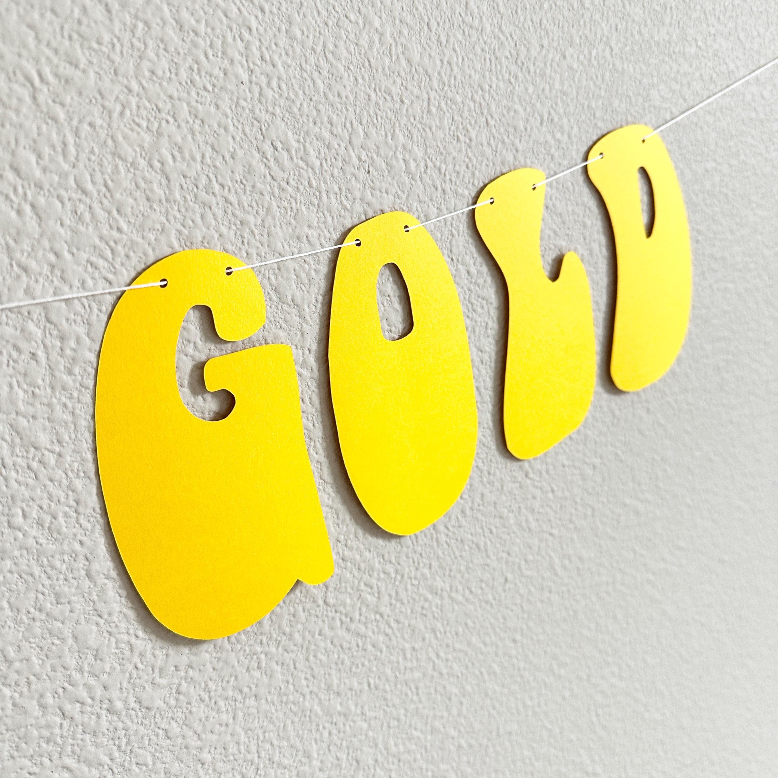 Stay Gold, Stay Gold Banner, Stay Gold Decorations, Golden Birthday Party Theme Decorations, Golden Birthday Banner