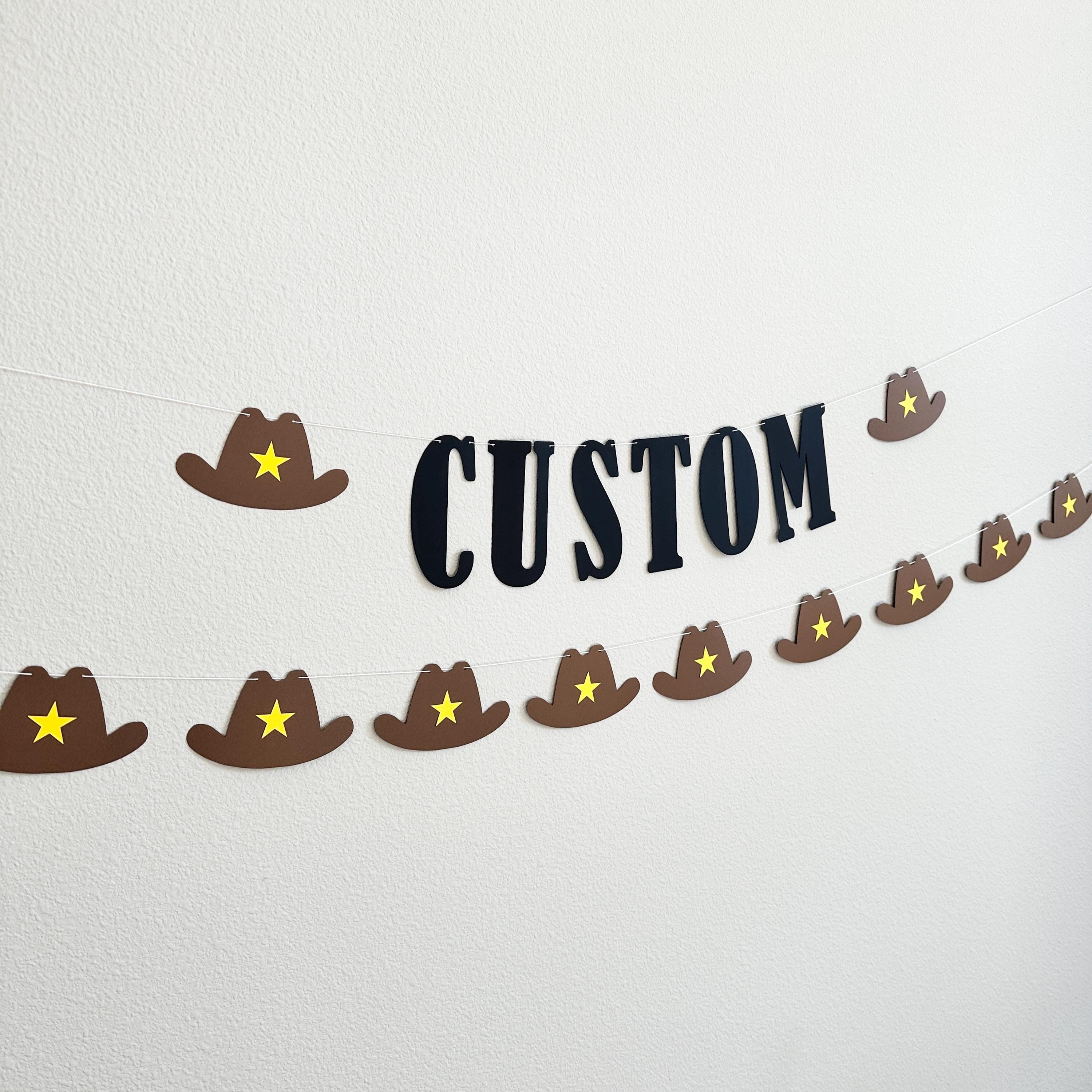 Custom Cowboy Banner, Custom Rodeo Banner, Custom Wild West Banner, Cowboy Decorations, Rodeo Decorations, Wild West Decorations