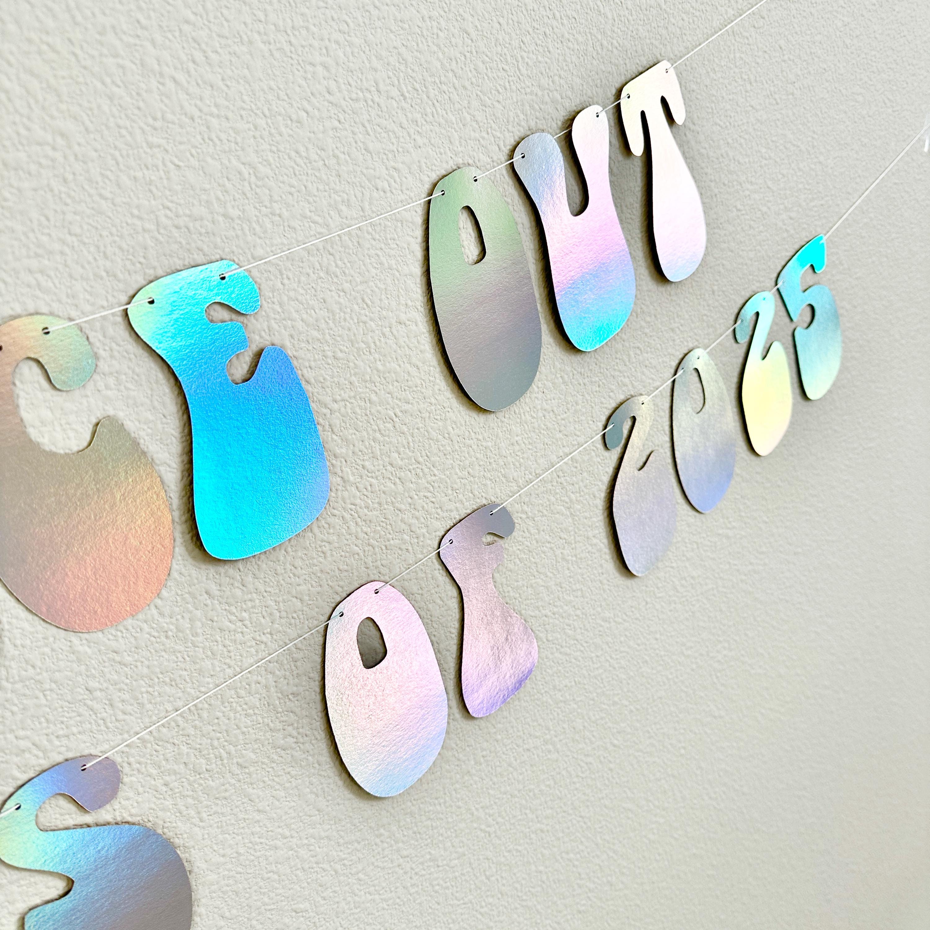 Peace Out Class Of 2025, Retro Graduation Banner, Class of 2025 Decorations, Graduation Decorations, 2025 Graduation