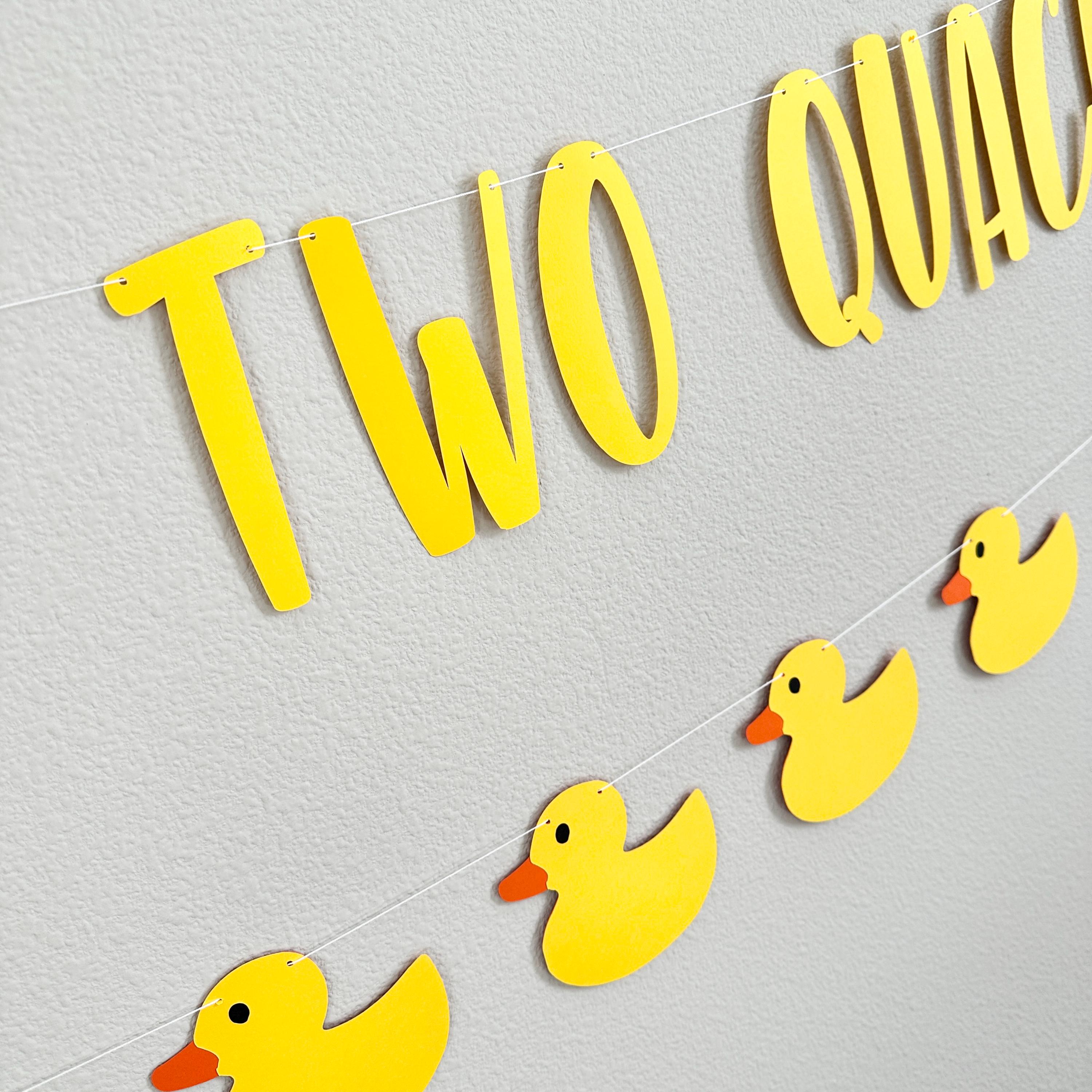 Get Two Quackin, Duck Themed 2nd Birthday Decorations, Duck 2nd Birthday, Second Birthday Party Theme Ideas, Quackin Birthday