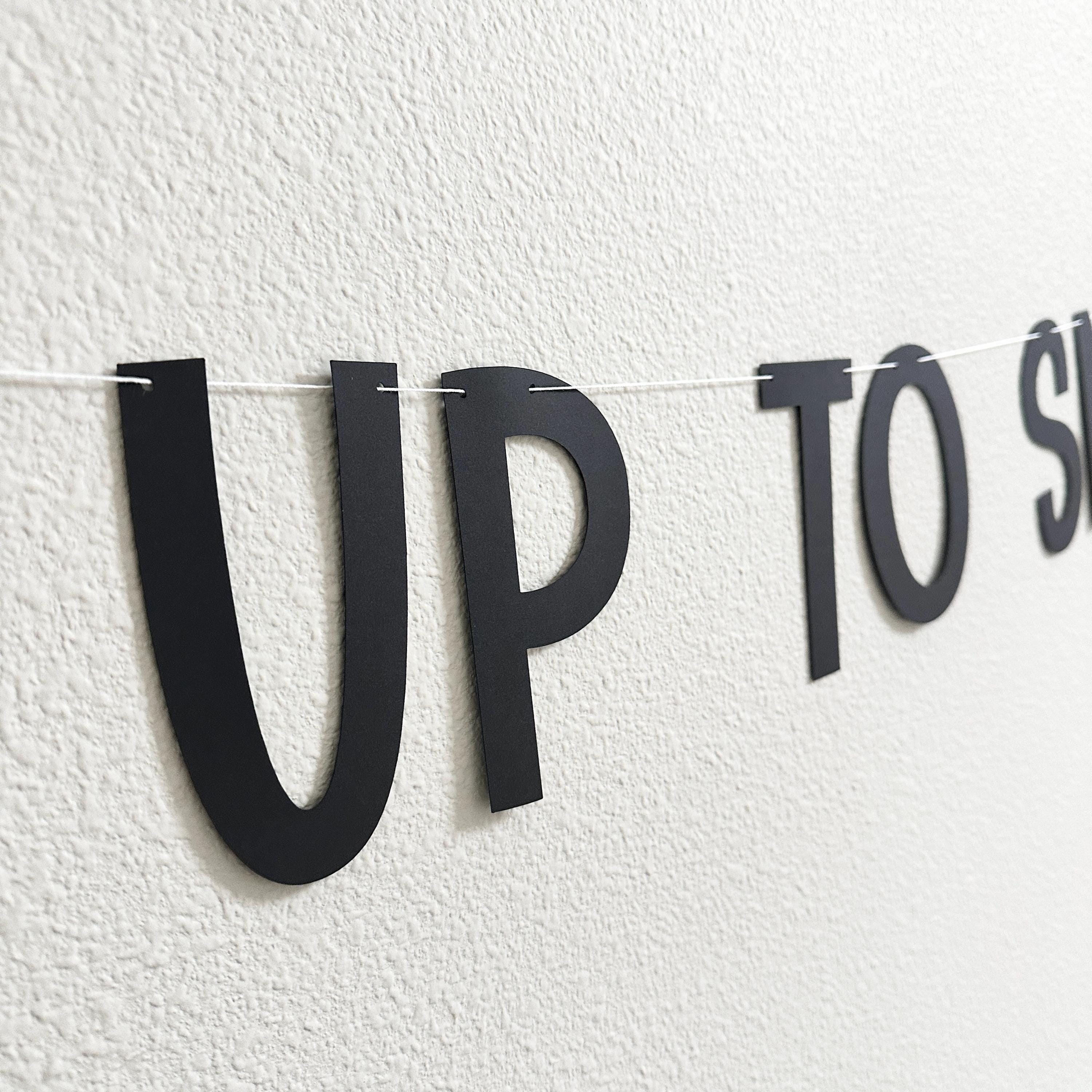 Up To Snow Good, Up To Snow Good Decorations, Up To Snow Good Banner, Winter Bachelorette, Up To No Good Decorations