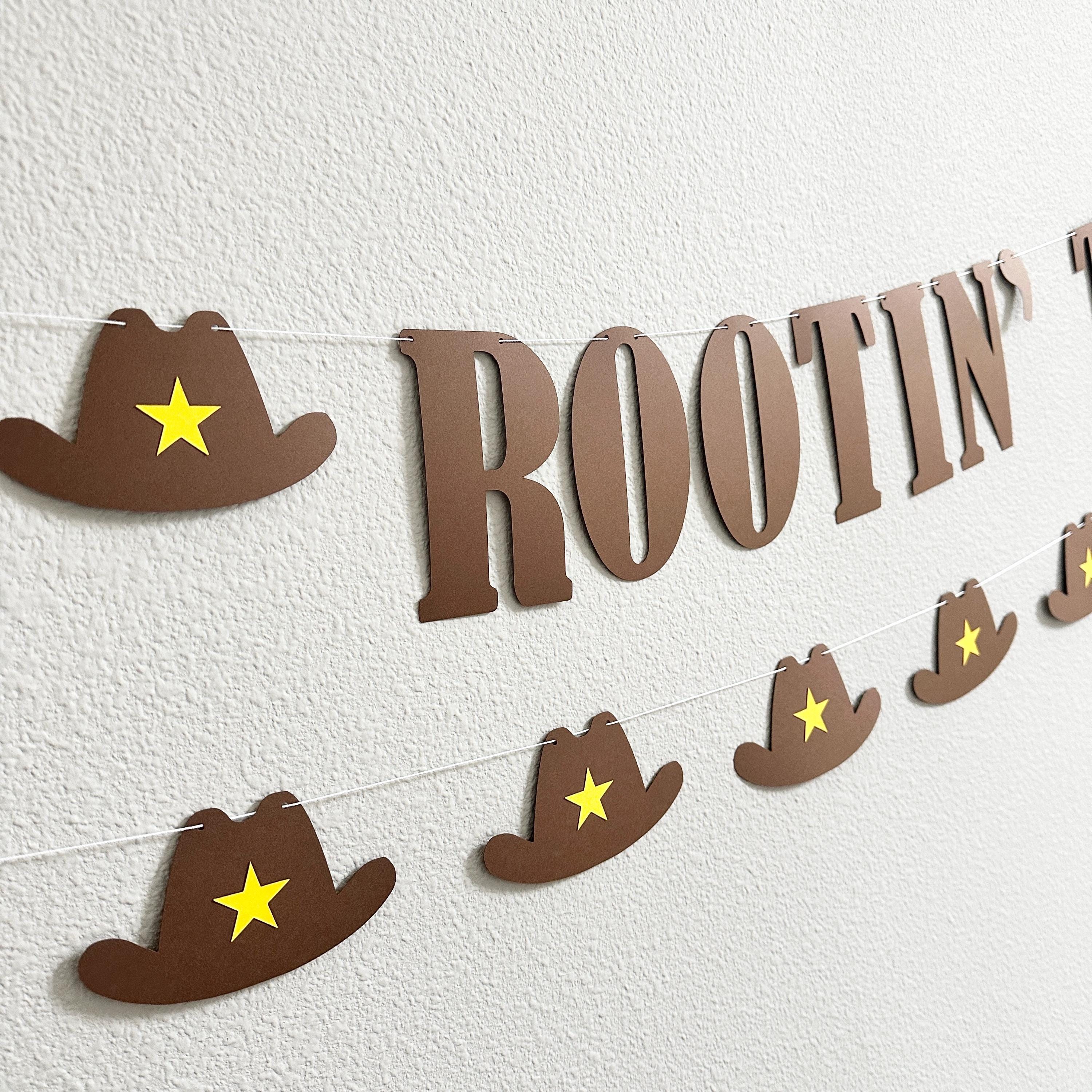 Rootin&#39; Two-Tin, Rootin&#39; Two-Tin Birthday Party Decorations, Cowboy Themed 2nd Birthday Banner, Boy 2nd Birthday Theme Ideas