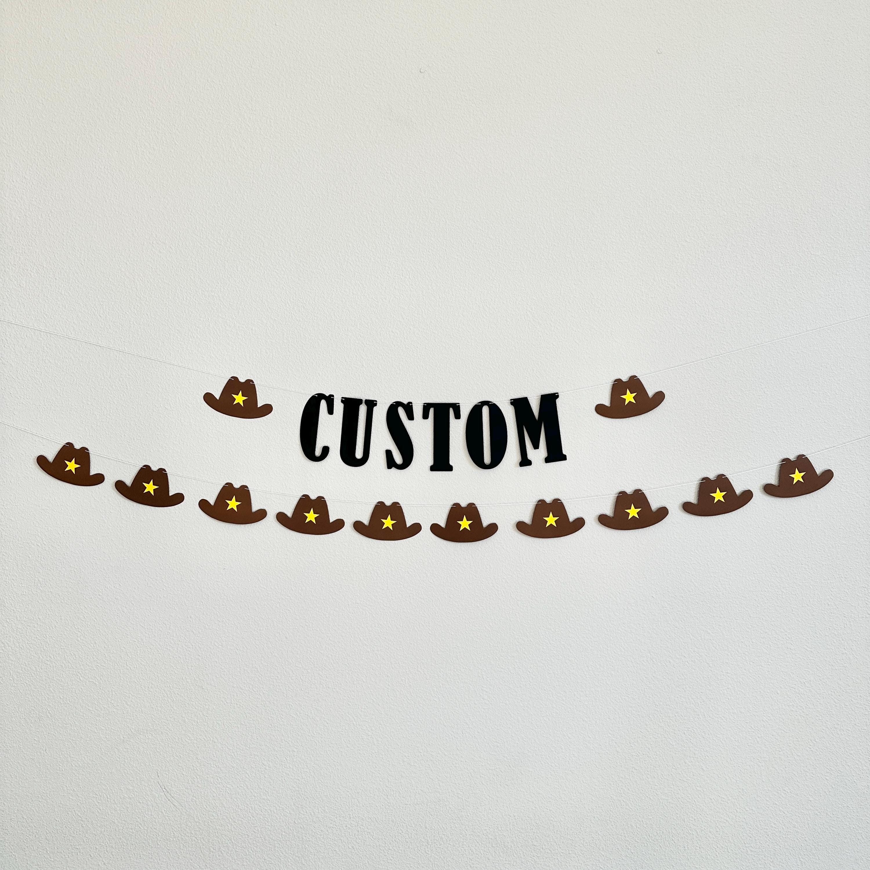 Custom Cowboy Banner, Custom Rodeo Banner, Custom Wild West Banner, Cowboy Decorations, Rodeo Decorations, Wild West Decorations