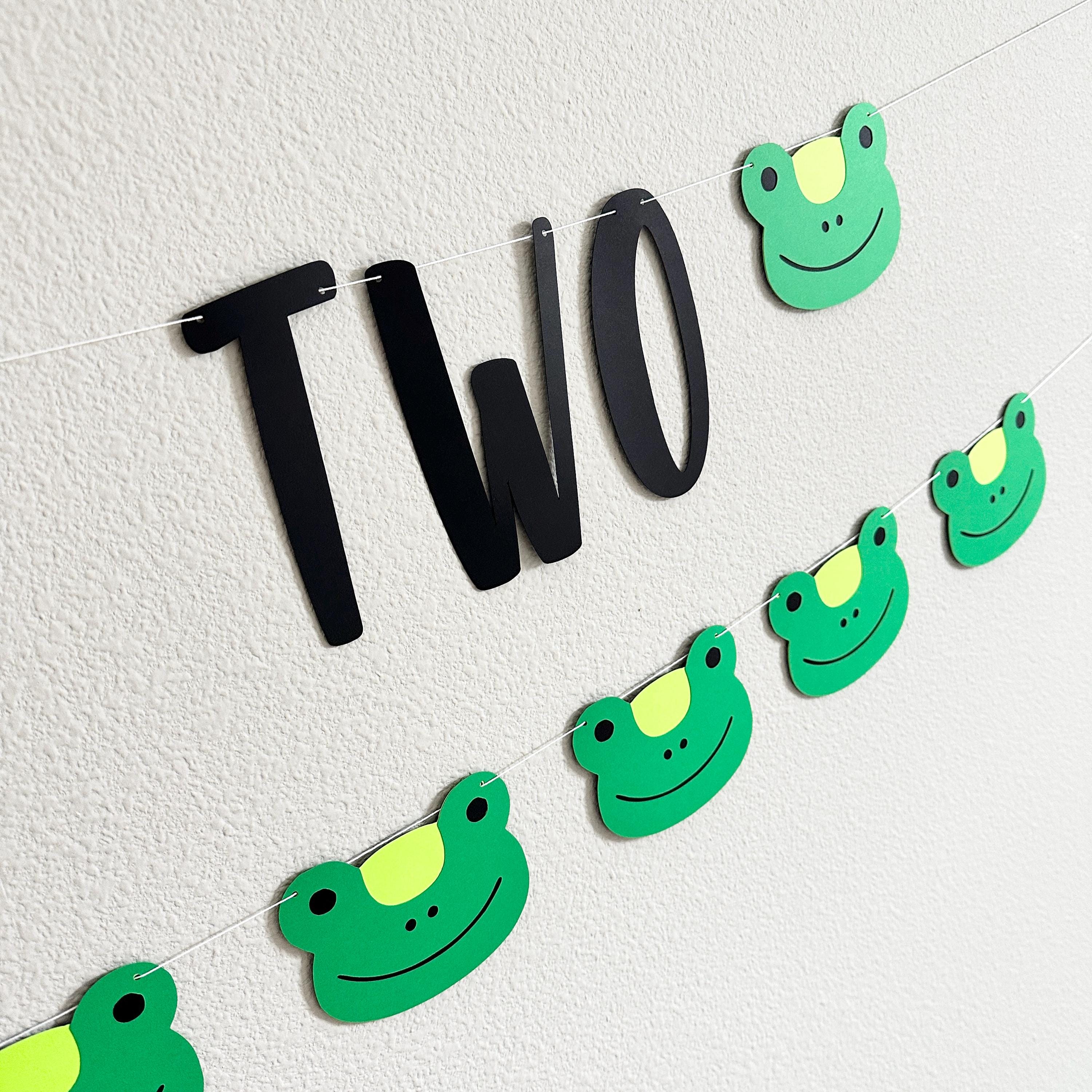 Toadally Two, Toad Themed 2nd Birthday Decorations, 2nd Birthday Ideas, Toad Birthday Party, Frog Birthday Party Decorations