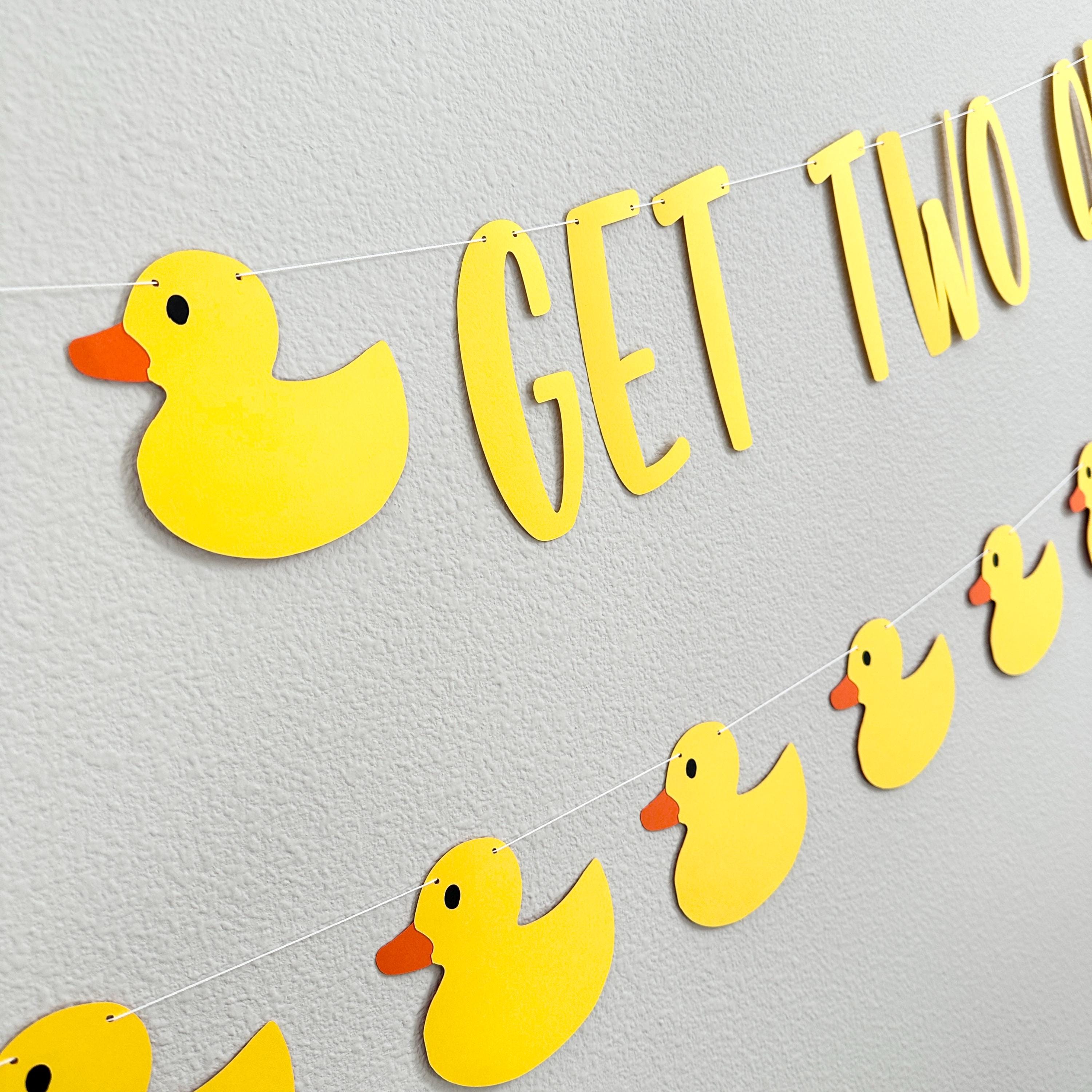 Get Two Quackin, Duck Themed 2nd Birthday Decorations, Duck 2nd Birthday, Second Birthday Party Theme Ideas, Quackin Birthday
