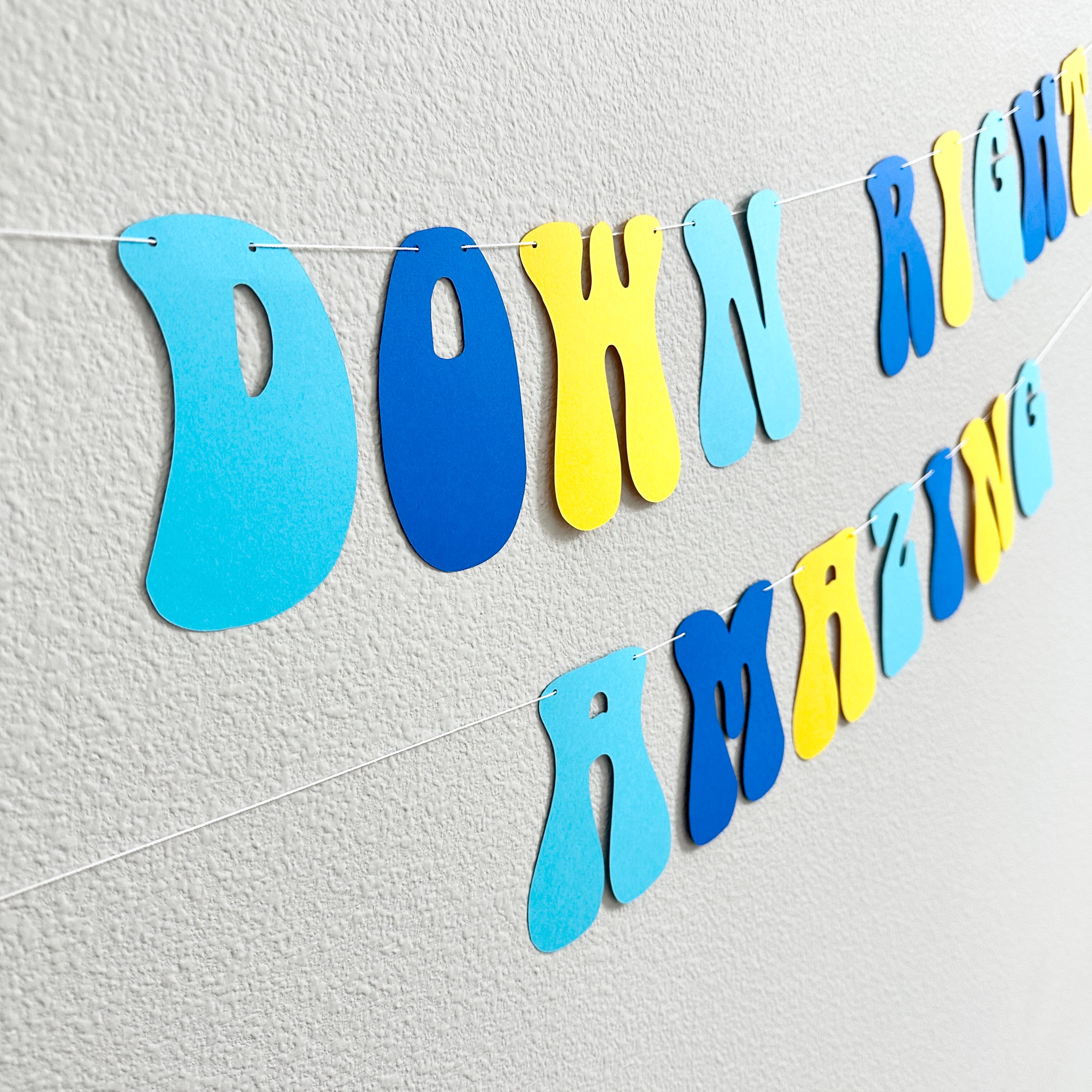 Down Right Amazing, Down Syndrome Awareness, Down Syndrome Baby Shower Decorations, World Down Syndrome Day Celebration