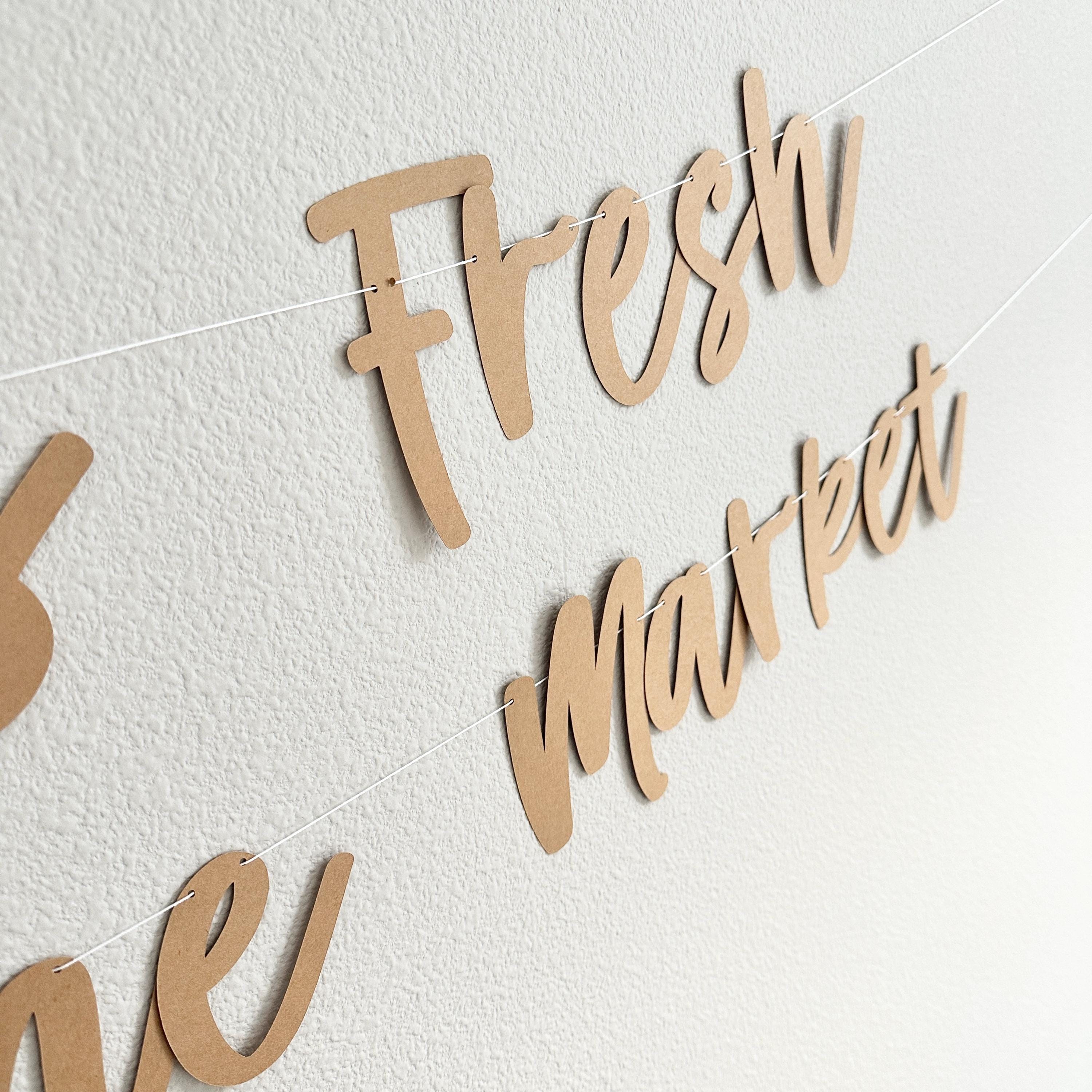 She&#39;s Fresh Off The Market, Bridal Shower Decorations, Bachelorette Party Decorations, Bridal Shower Theme Ideas