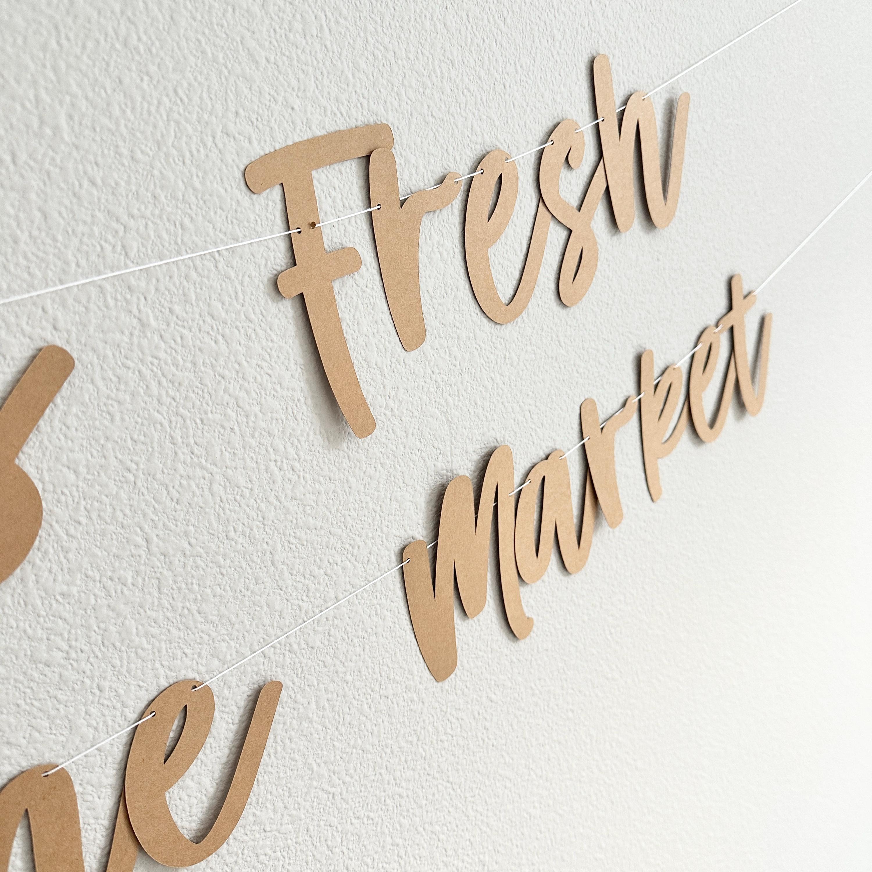 She&#39;s Fresh Off The Market, Bridal Shower Decorations, Bachelorette Party Decorations, Bridal Shower Theme Ideas