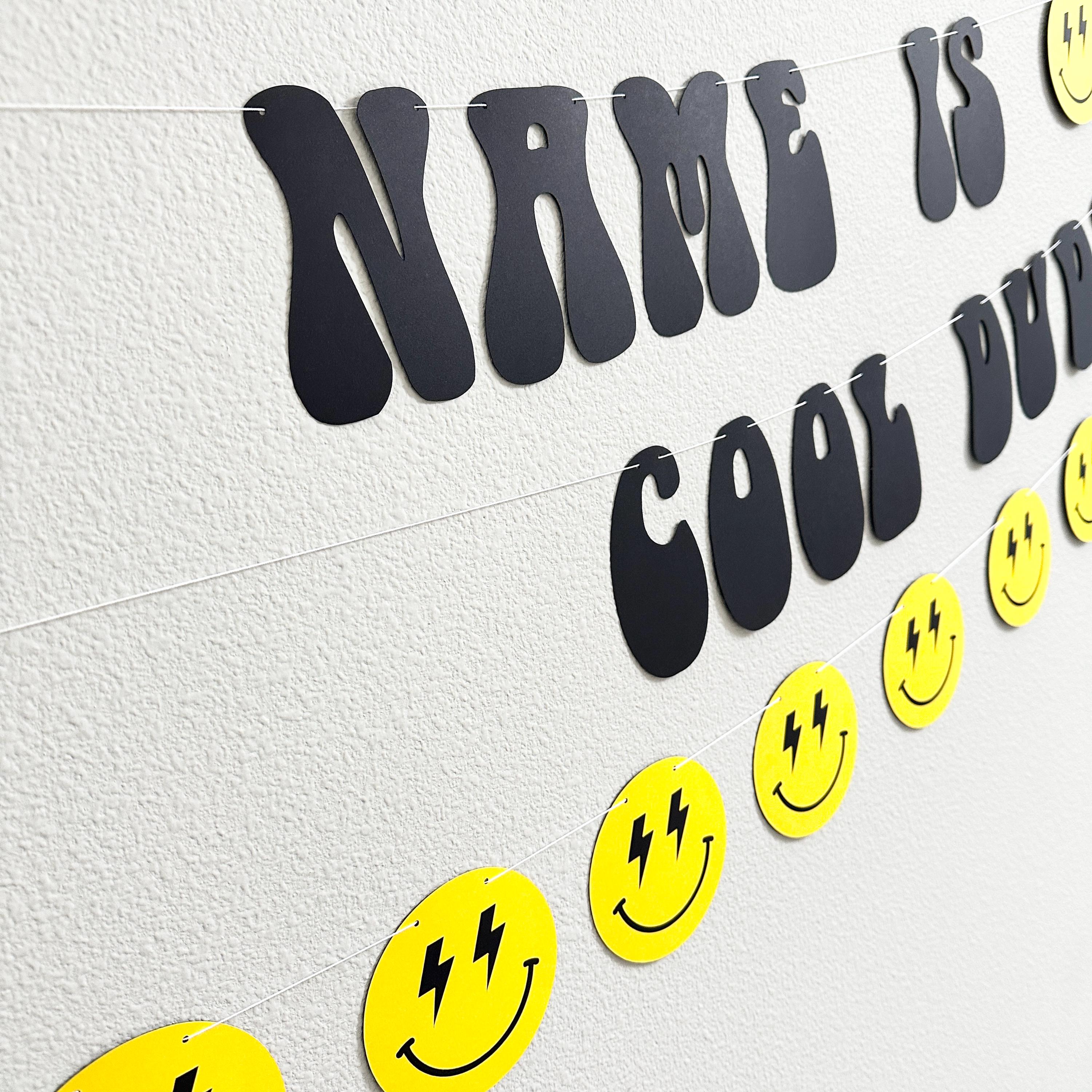 Name Is One Cool Dude, 1st Birthday Ideas, Cool Dude Birthday Theme, One Cool Dude Banner, Cool birthday Decorations