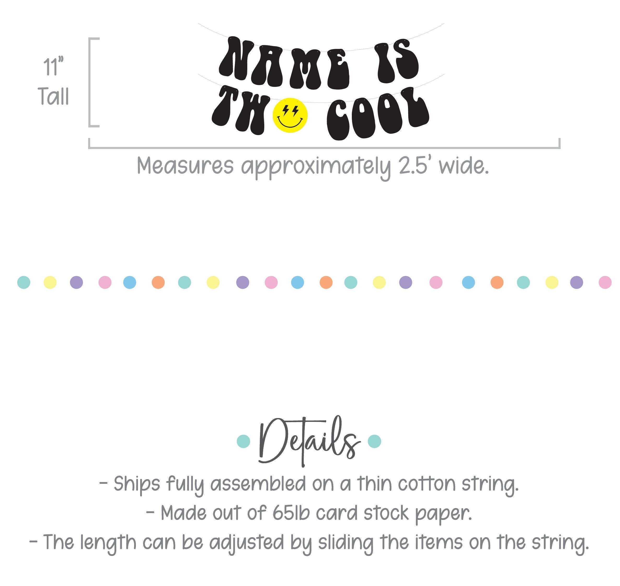 Name Is Two Cool, Two Cool Birthday Theme Decorations, 2nd Birthday Ideas, Cool Birthday Decorations, Two Cool