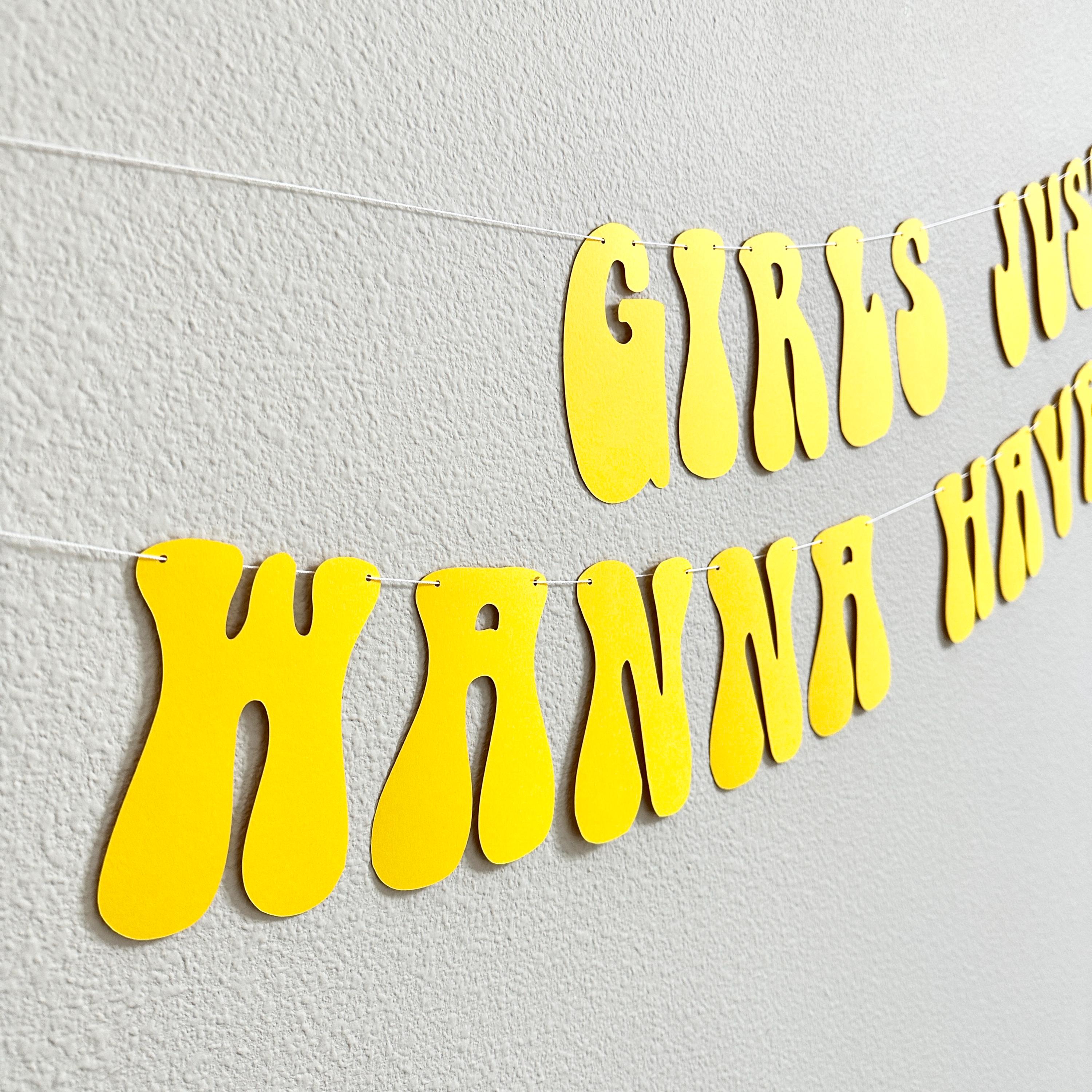 Girls Just Wanna Have Sun, Girls Just Wanna Have Sun Decorations, Girls Just Wanna Have Sun Banner, Summer Themed Party