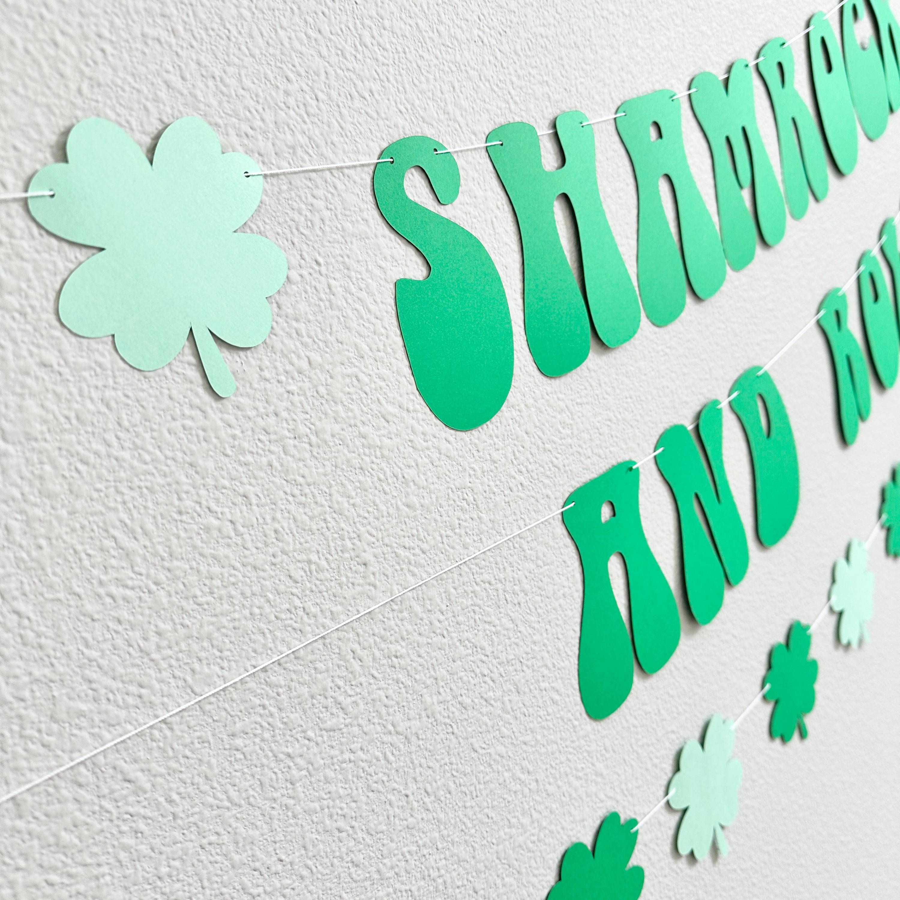 Shamrock And Roll, St. Patrick&#39;s Day Decorations, Shamrock Birthday Party, St. Patrick&#39;s Day Themed Party Decorations, St. Patrick&#39;s Day