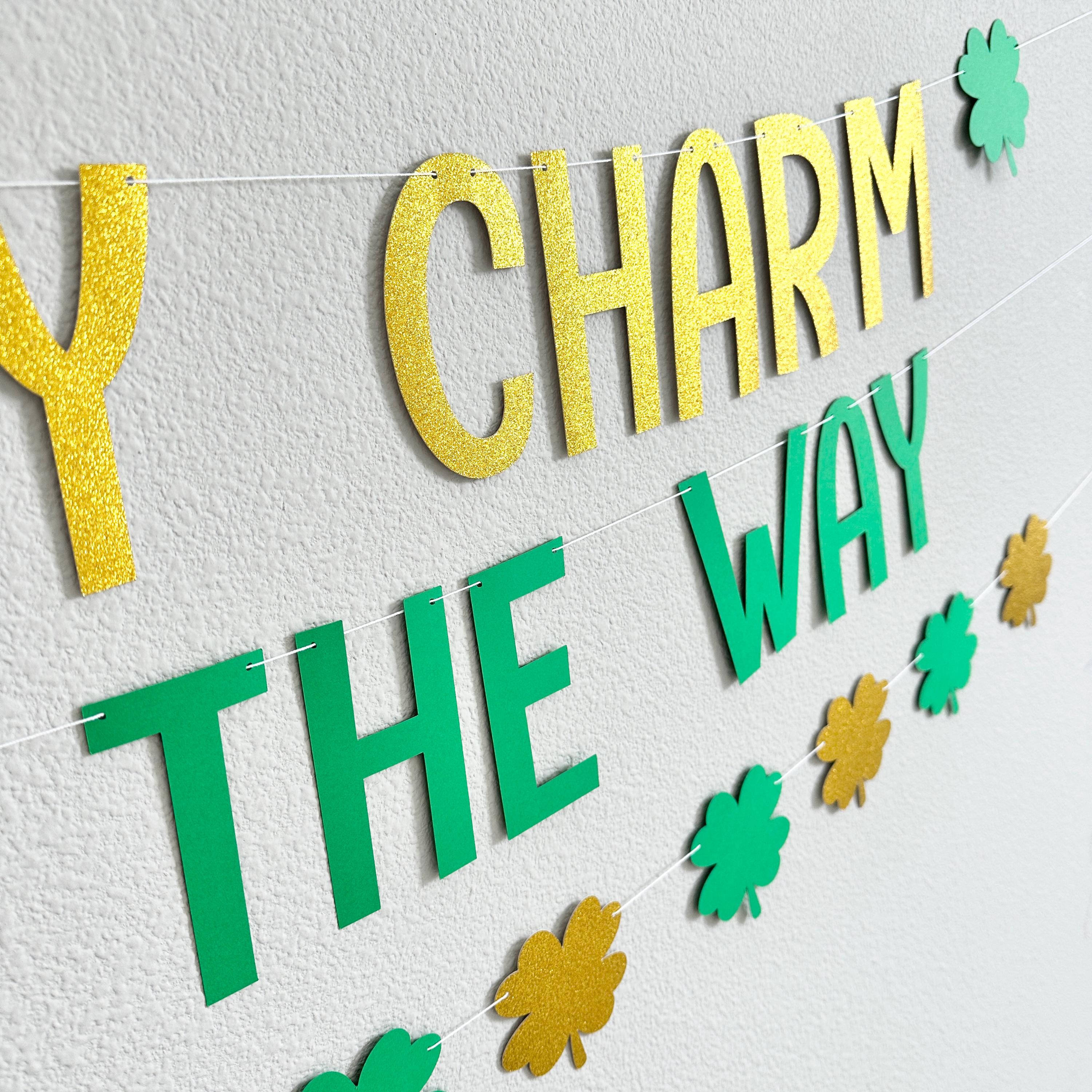 A Lucky Charm Is On The Way, St. Patrick&#39;s Day Themed Baby Shower Decorations, Lucky Charm Baby Shower, Shamrock Themed Baby Shower Supplies