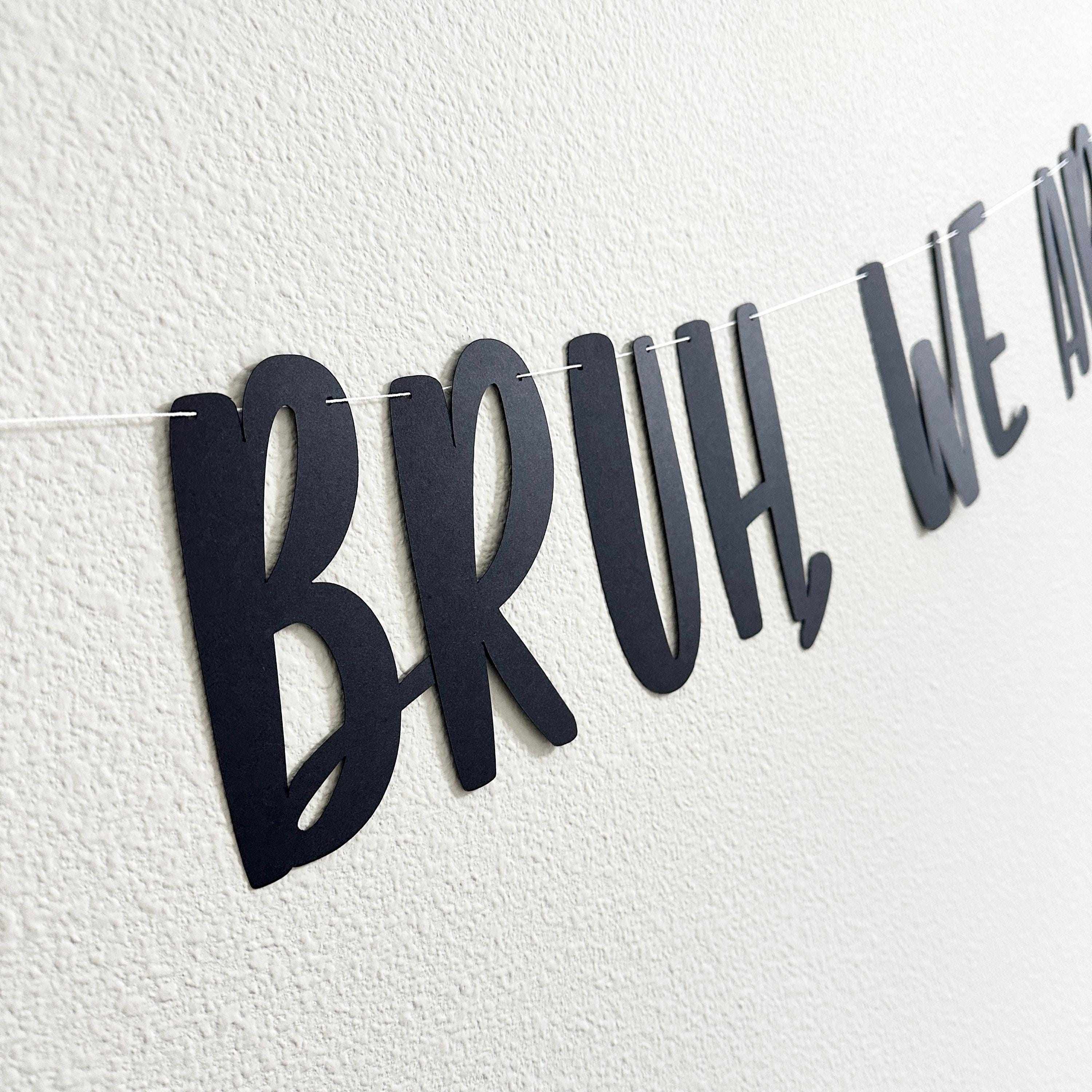 Bruh We Are 13, Twins 13th Birthday Banner, Thirteenth Birthday Decorations, Bruh We&#39;re 13 Banner, 13th Birthday Ideas, Boys 13th Birthday